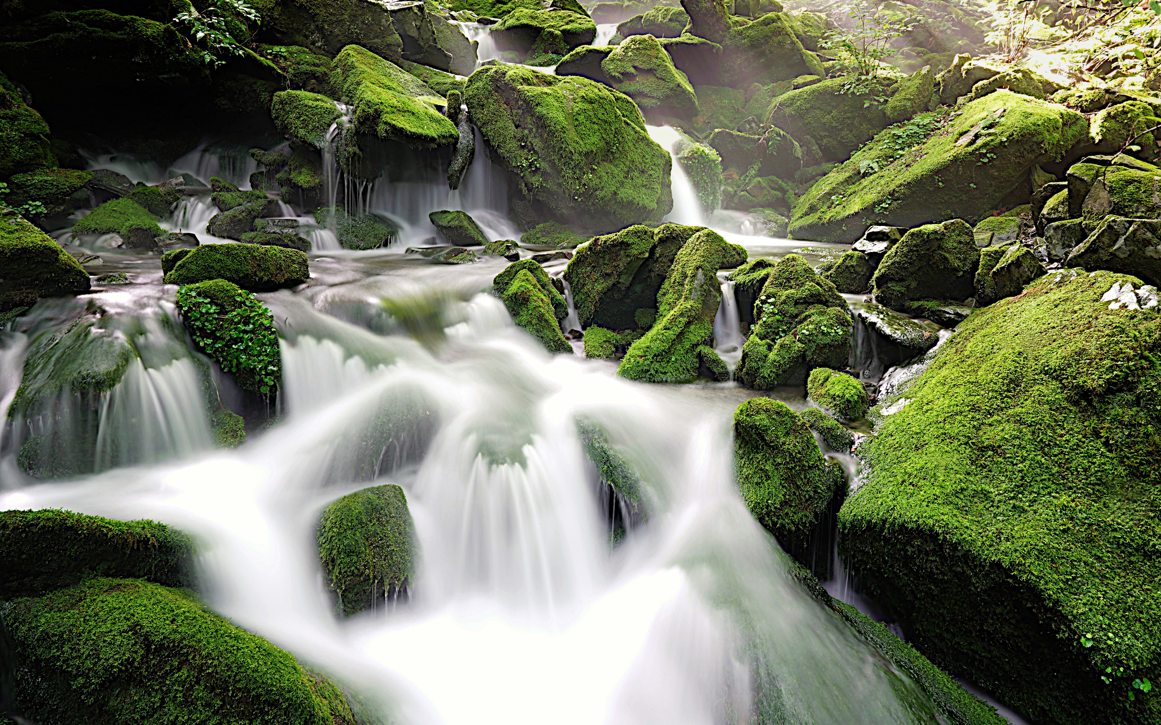 Téléchargez gratuitement l'image Cascades, Mousse, Terre/nature, Chûte D'eau sur le bureau de votre PC