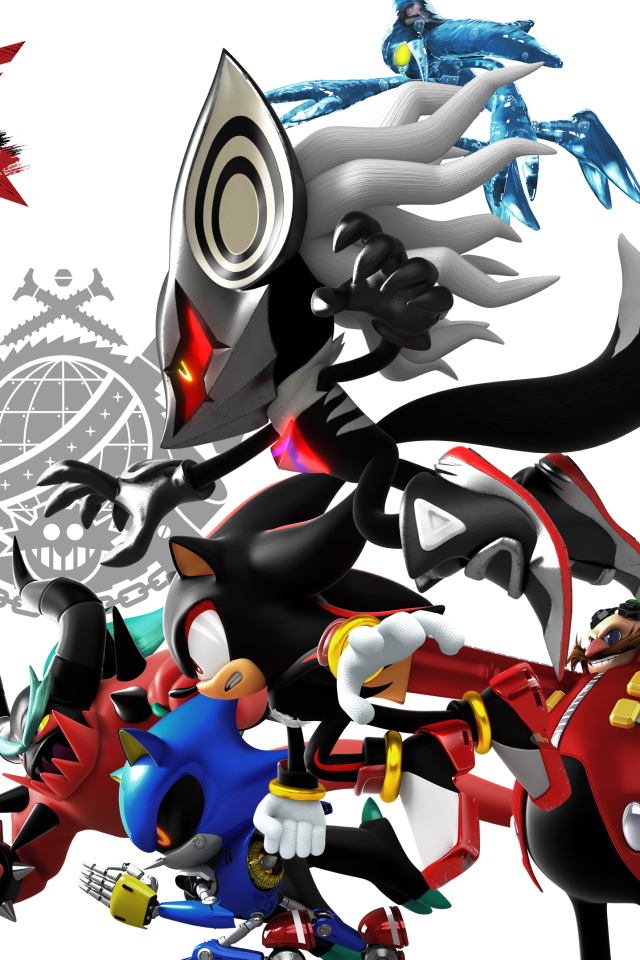 sonic forces, infinite (sonic the hedgehog), video game, sonic the hedgehog, shadow the hedgehog, metal sonic, knuckles the echidna, doctor eggman, miles 'tails' prower, chaos (sonic the hedgehog), zavok (sonic the hedgehog), sonic Full HD