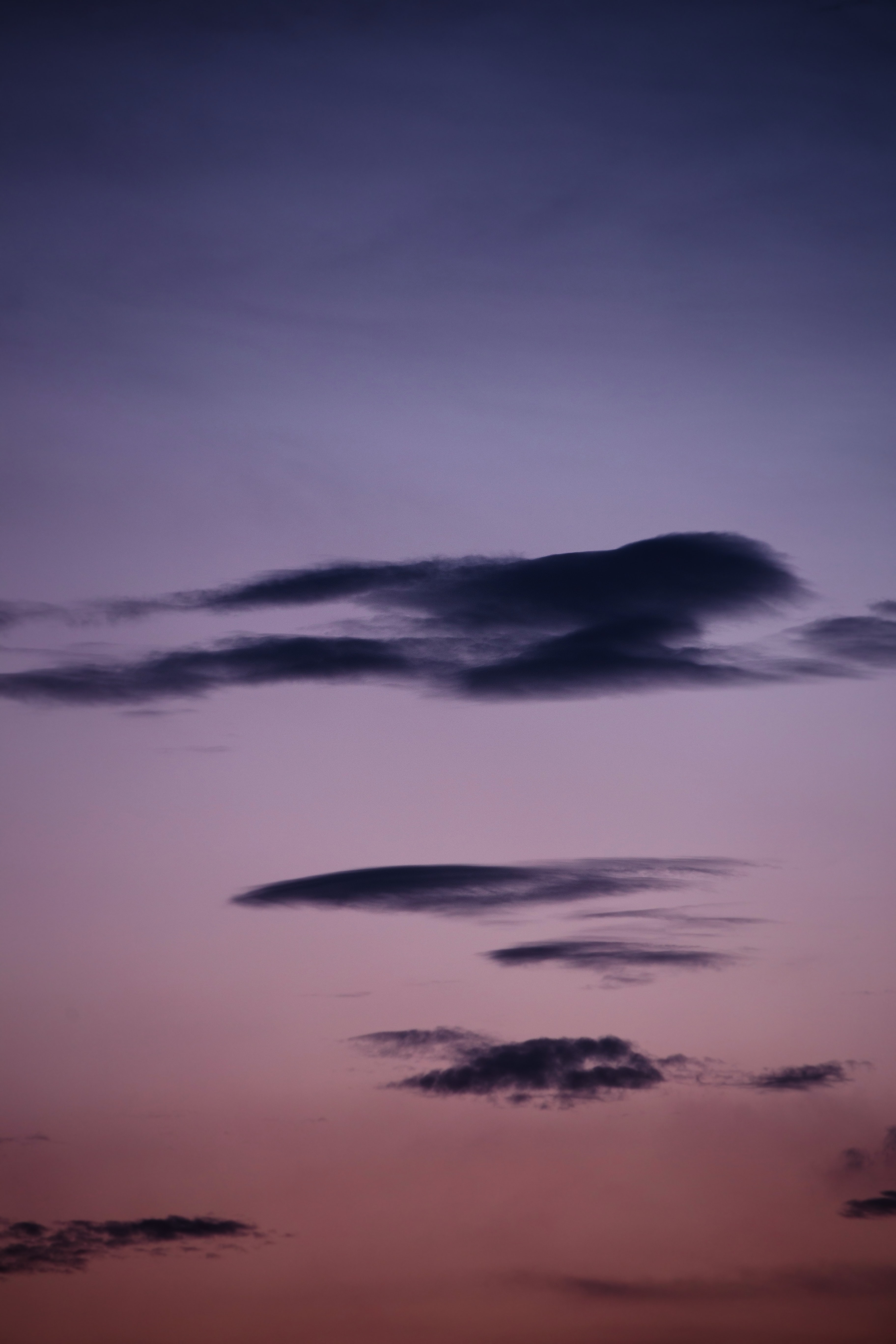 Download mobile wallpaper Sky, Twilight, Clouds, Dusk, Sunset, Nature for free.