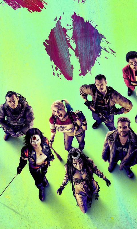 Download mobile wallpaper Movie, Harley Quinn, Killer Croc, Deadshot, Suicide Squad for free.