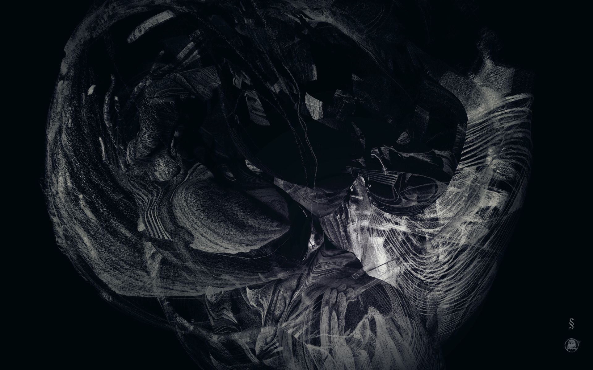 abstract, dark, form, shadow, figure 4K, Ultra HD