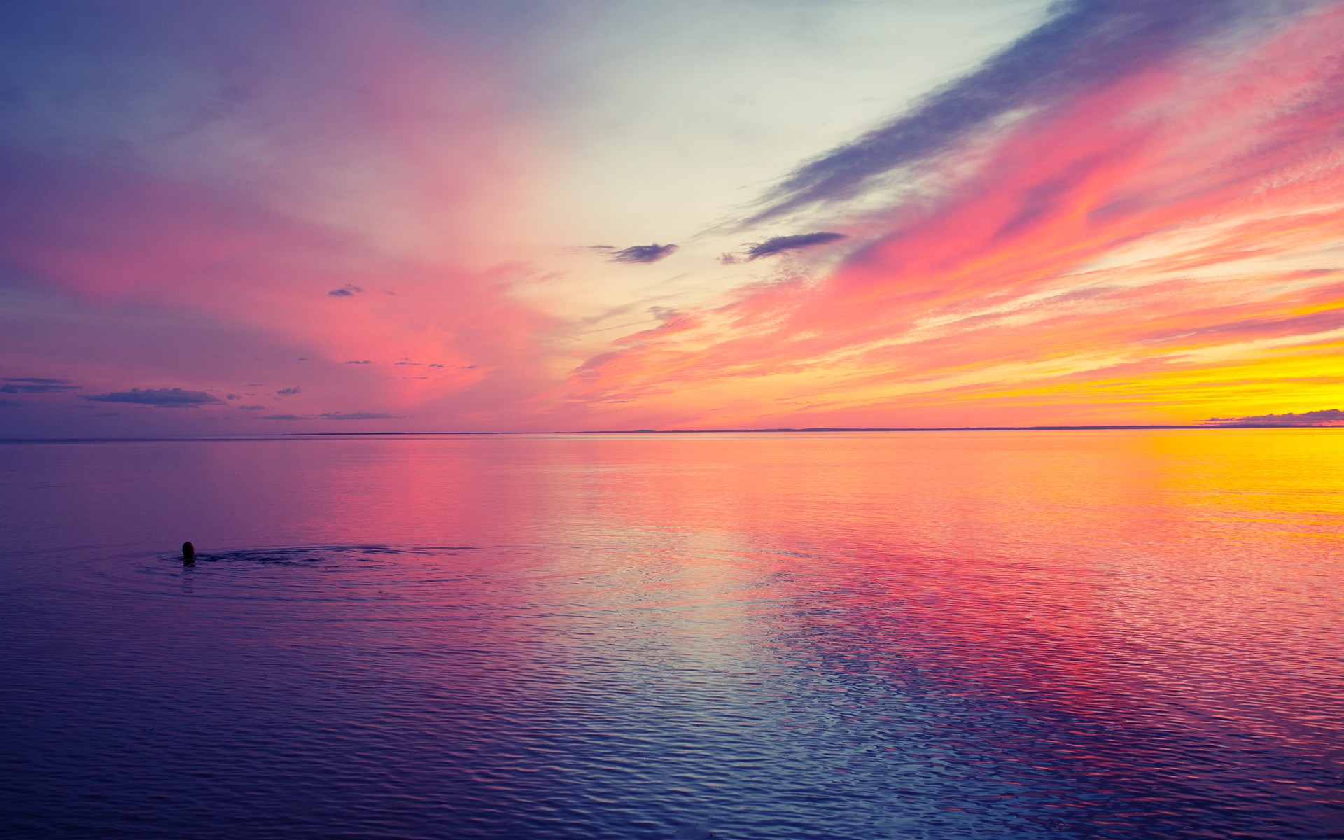 Laden Sie das Wasser, Ozean, Wolke, Sonnenuntergang, Erde/natur-Bild kostenlos auf Ihren PC-Desktop herunter