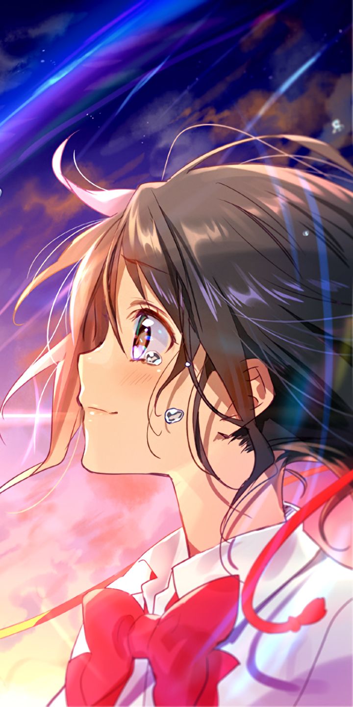 Descarga gratuita de fondo de pantalla para móvil de Animado, Kimi No Na Wa, Mitsuha Miyamizu.