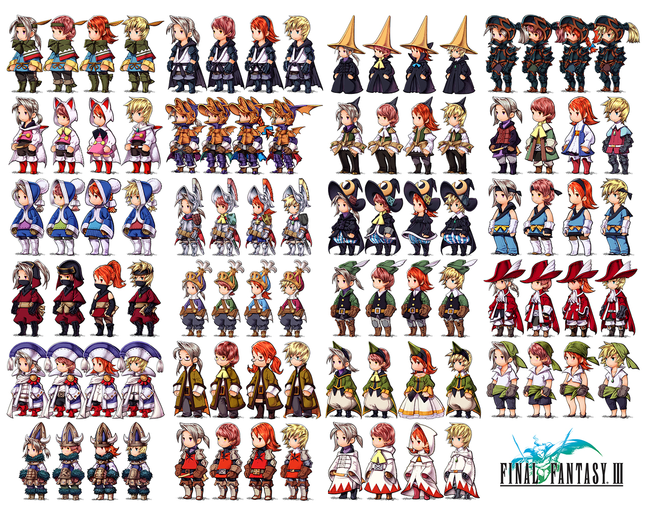 Популярні заставки і фони Final Fantasy Iii на комп'ютер