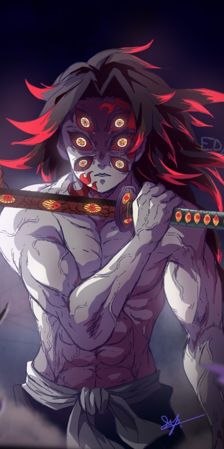 kokushibo (demon slayer), demon slayer: kimetsu no yaiba, anime Full HD