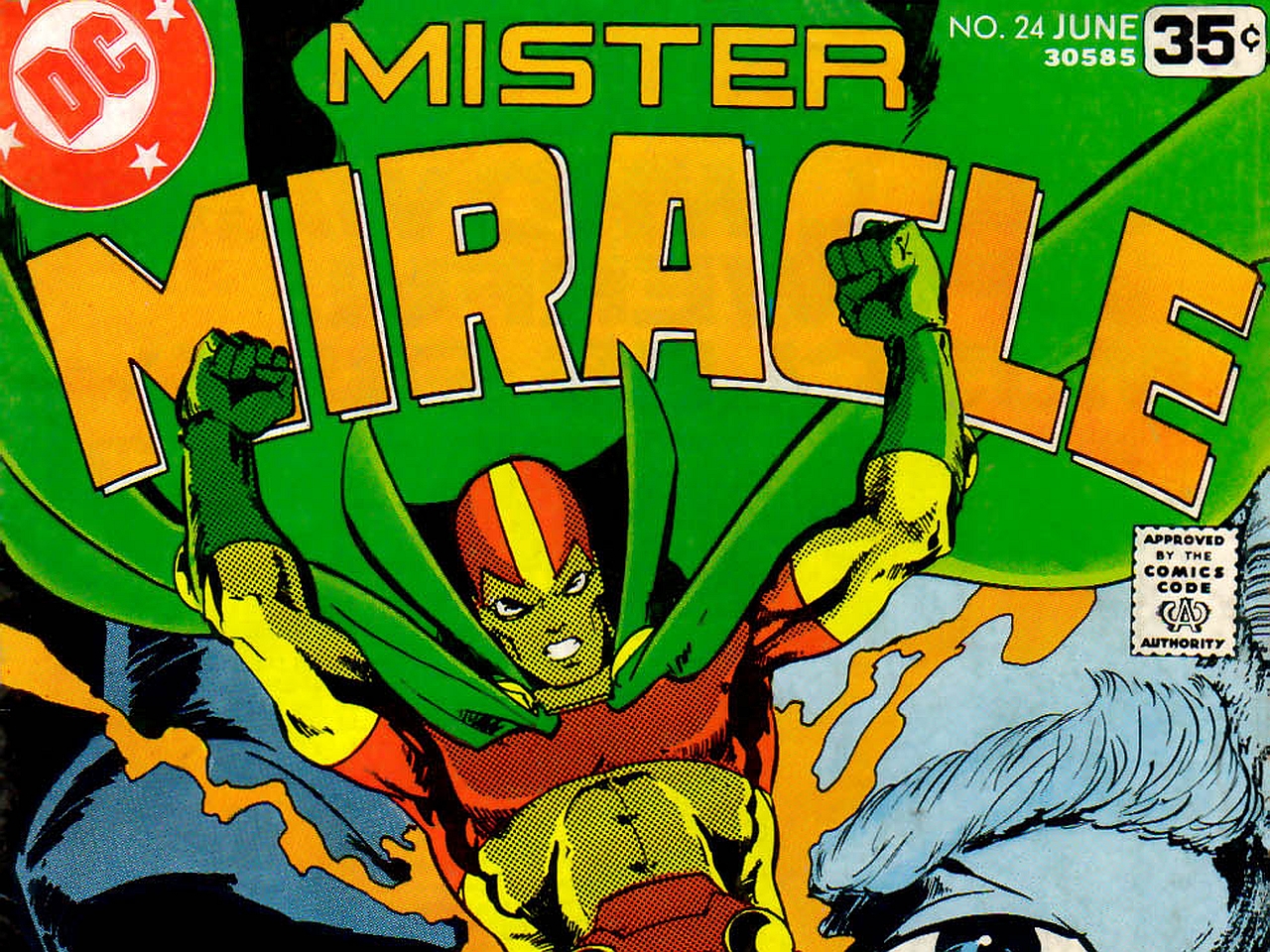 vertical wallpaper comics, mister miracle