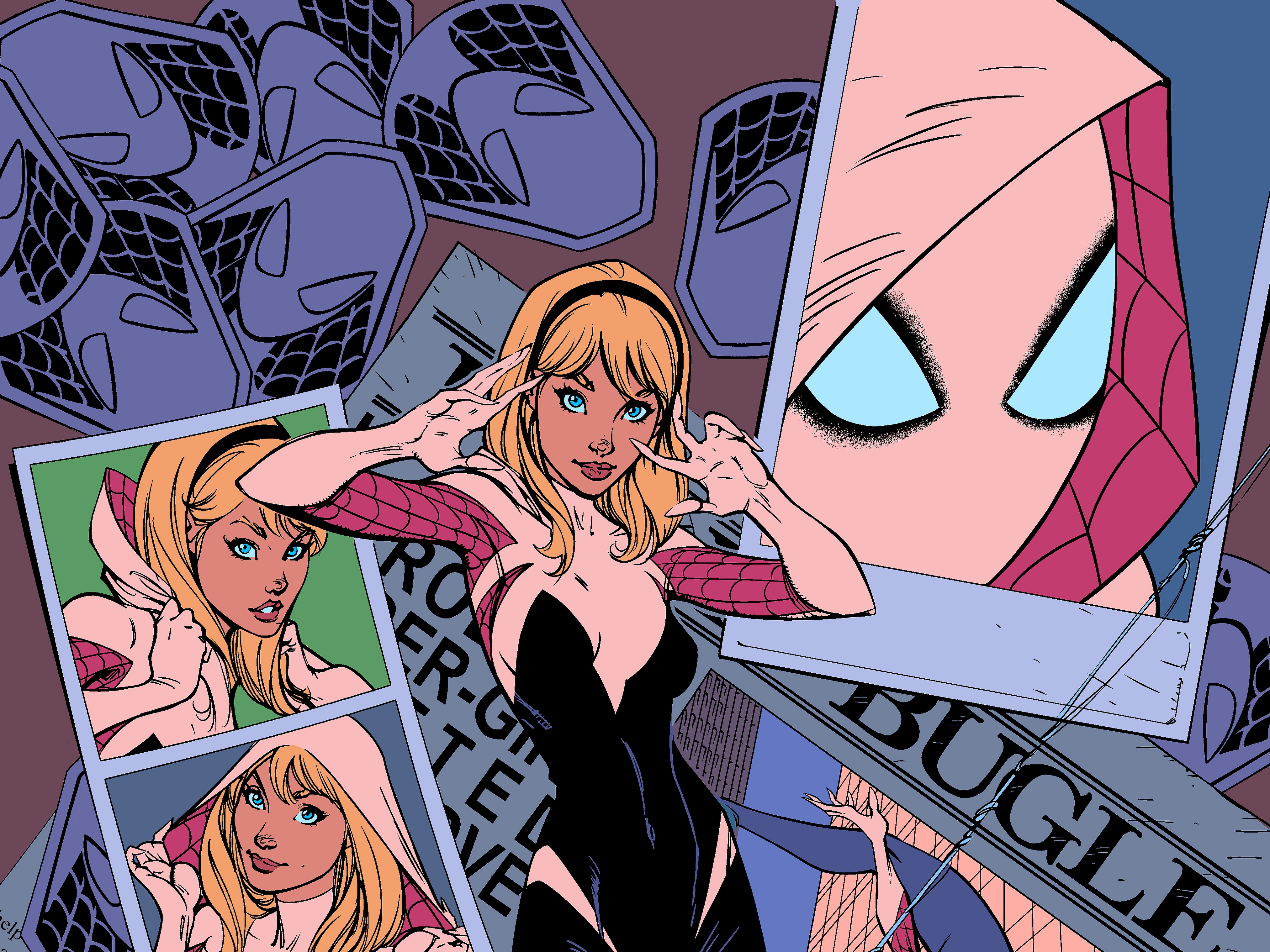 Baixar papel de parede para celular de História Em Quadrinhos, Spider Gwen gratuito.