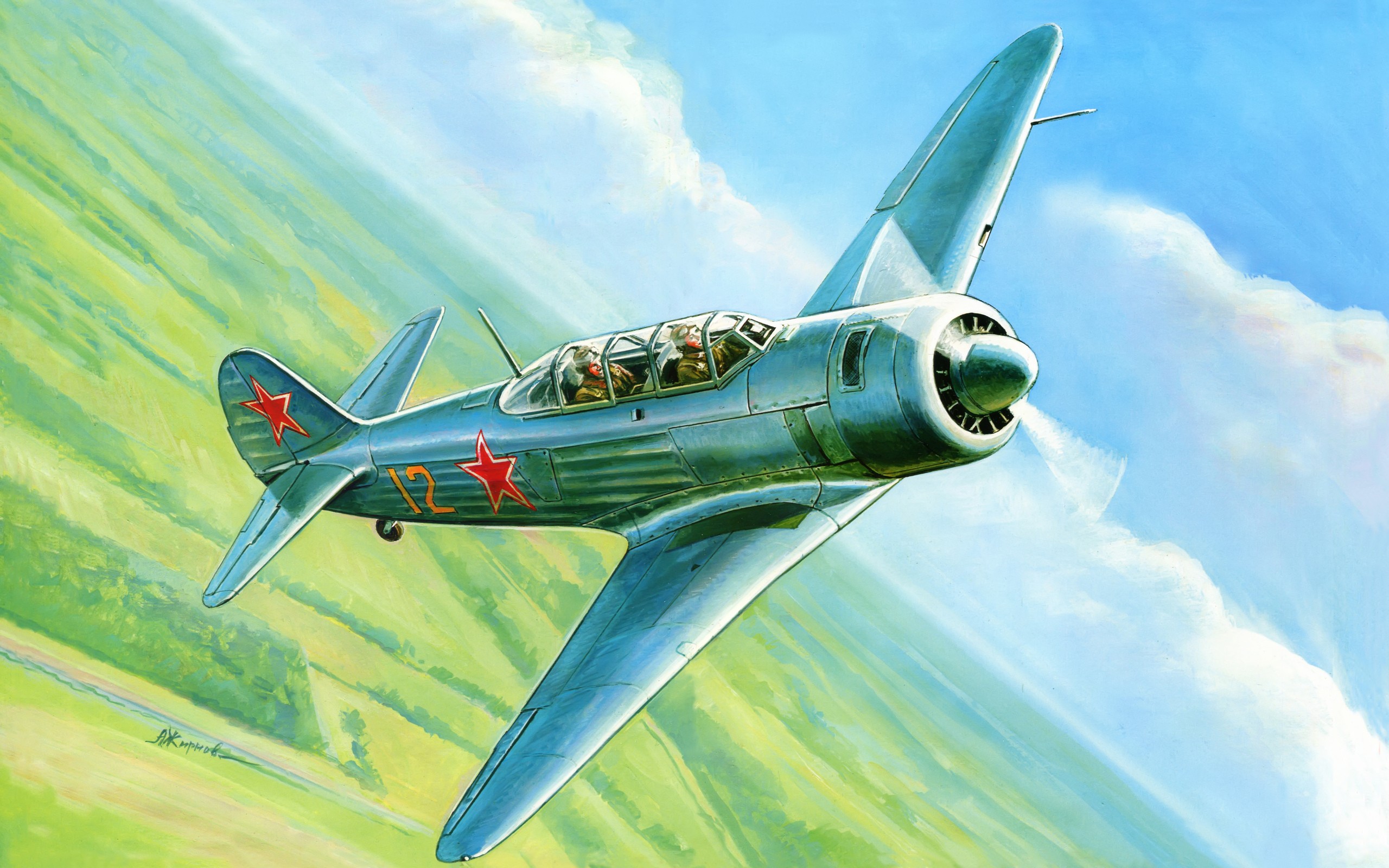 Free download wallpaper Military, Yakovlev Yak 11, Military Aircraft on your PC desktop