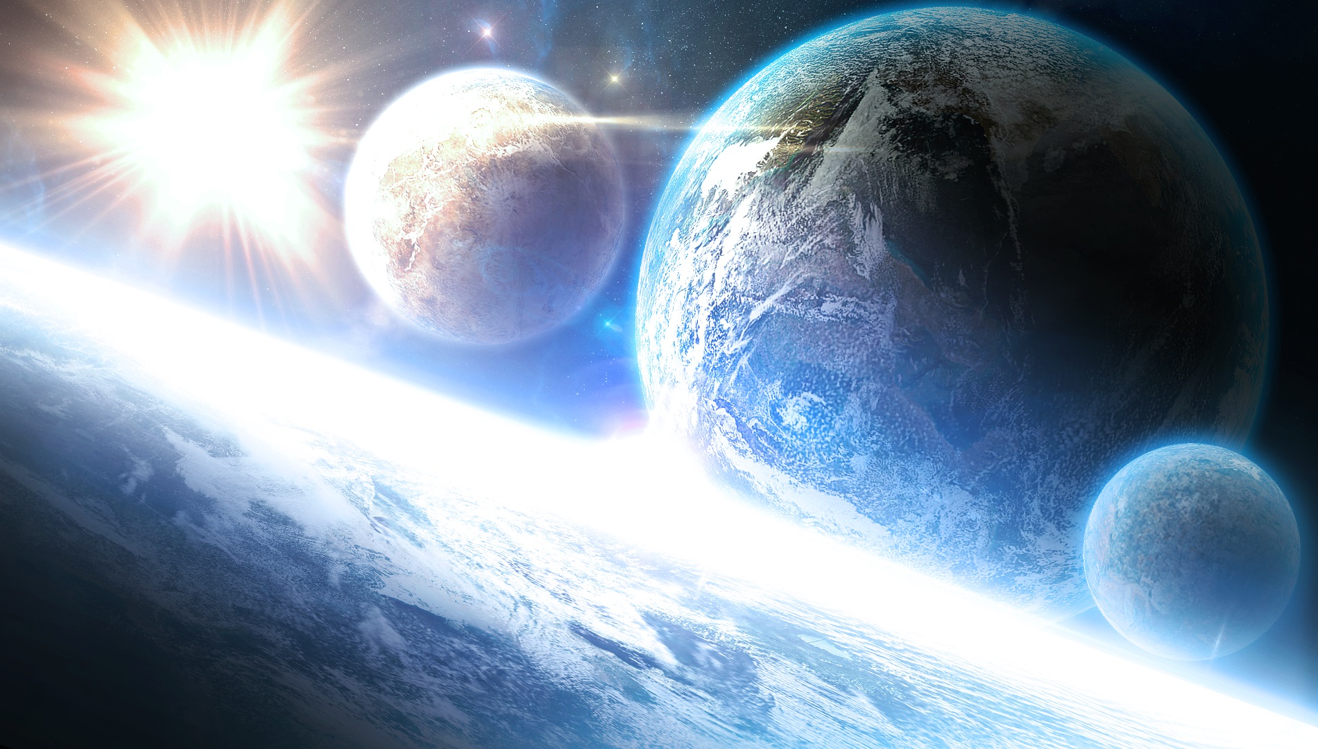 Скачать обои бесплатно Планеты, Планета, Научная Фантастика картинка на рабочий стол ПК