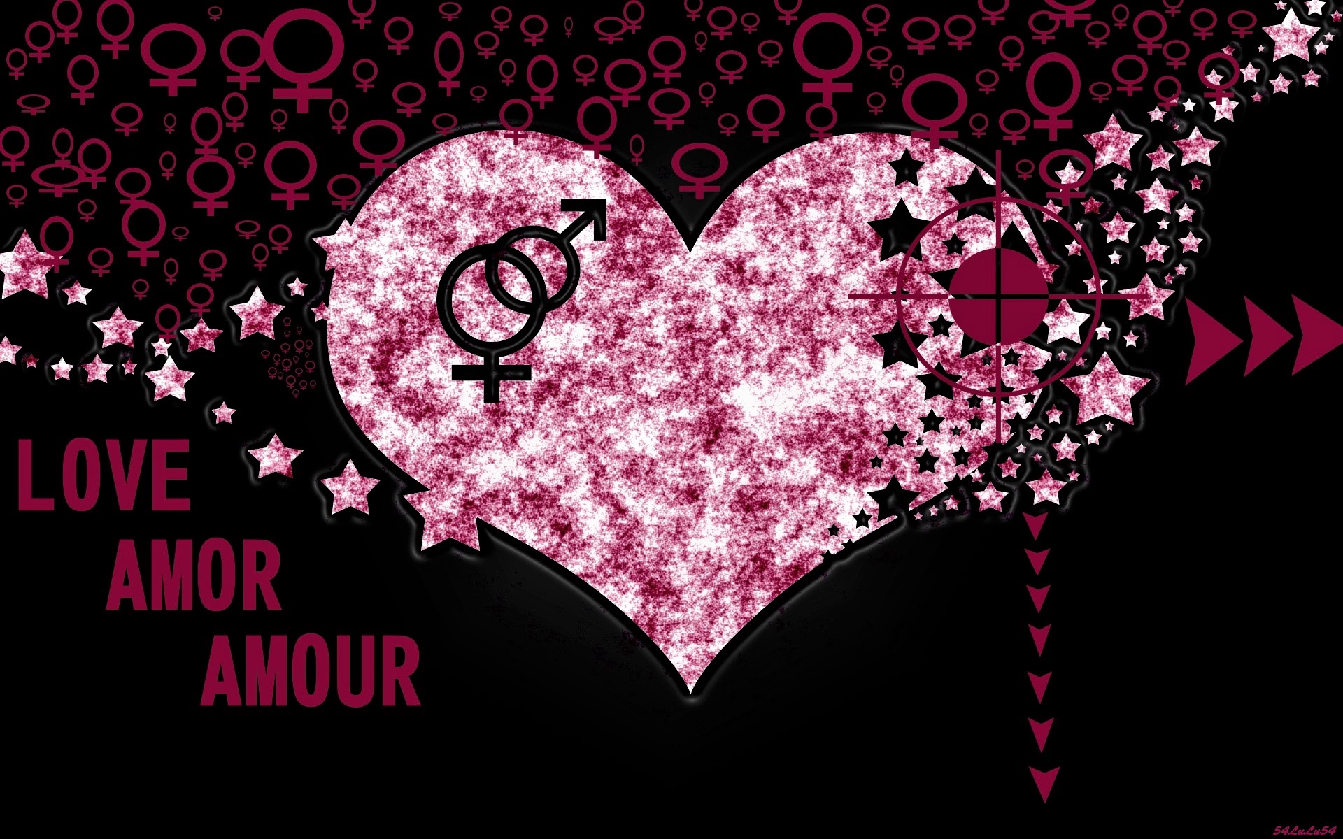 Free download wallpaper Love, Purple, Heart, Artistic, Amour on your PC desktop