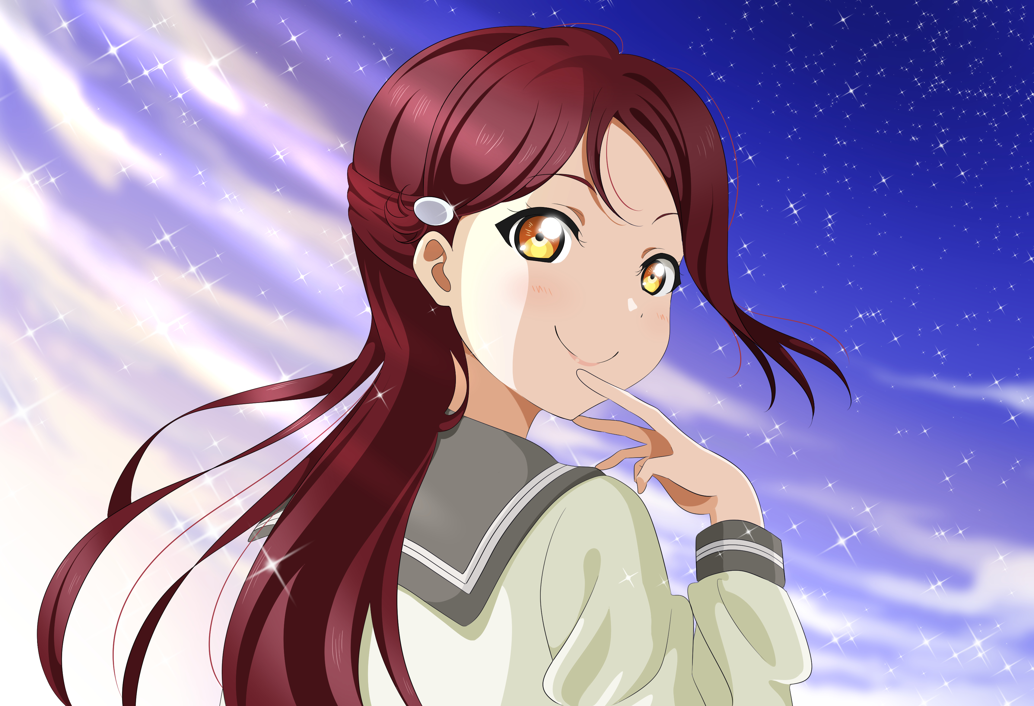 Free download wallpaper Anime, Love Live!, Love Live! Sunshine!!, Riko Sakurauchi on your PC desktop