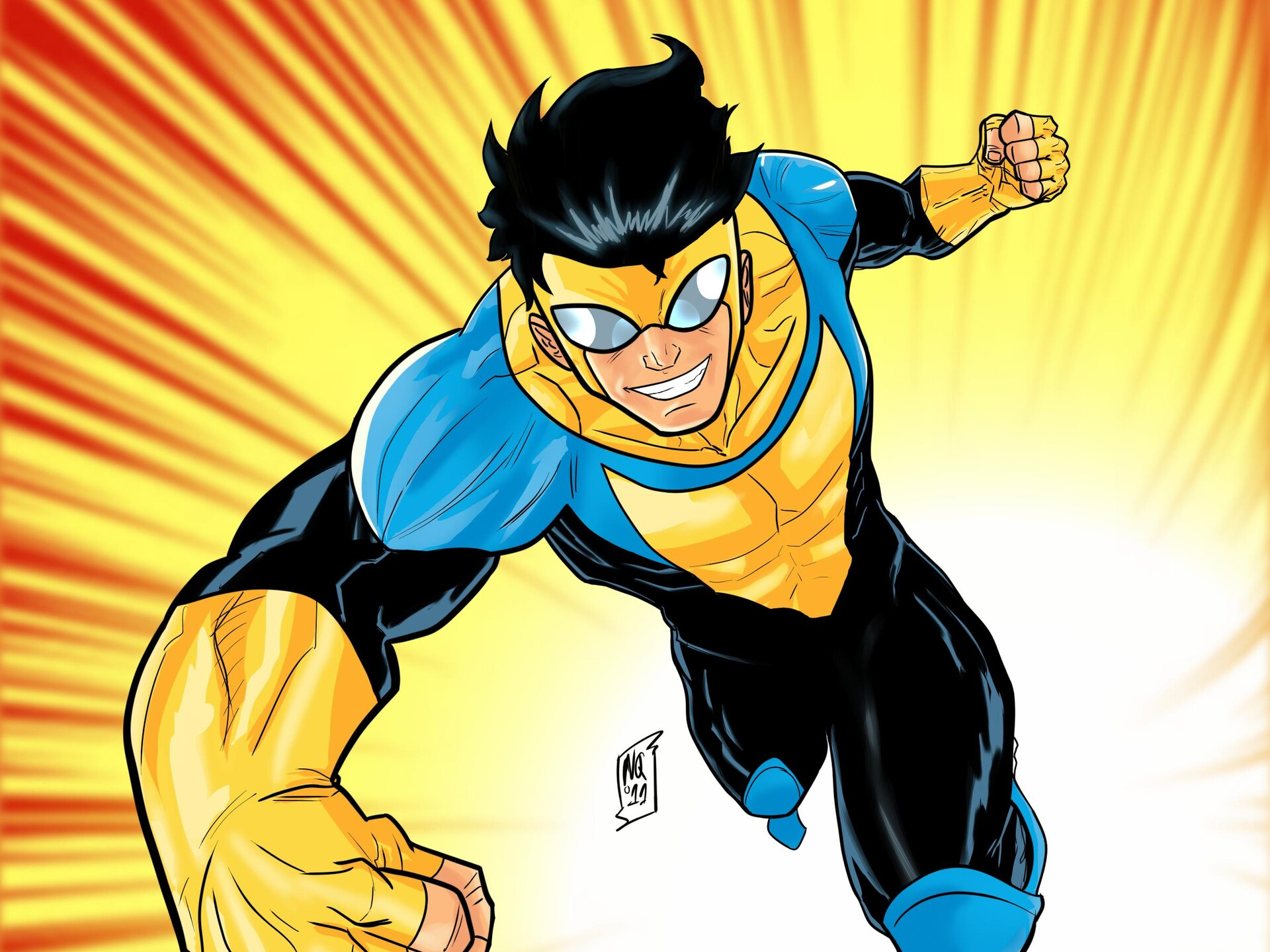 Download mobile wallpaper Tv Show, Superhero, Invincible, Invincible (Image Comics), Mark Grayson for free.