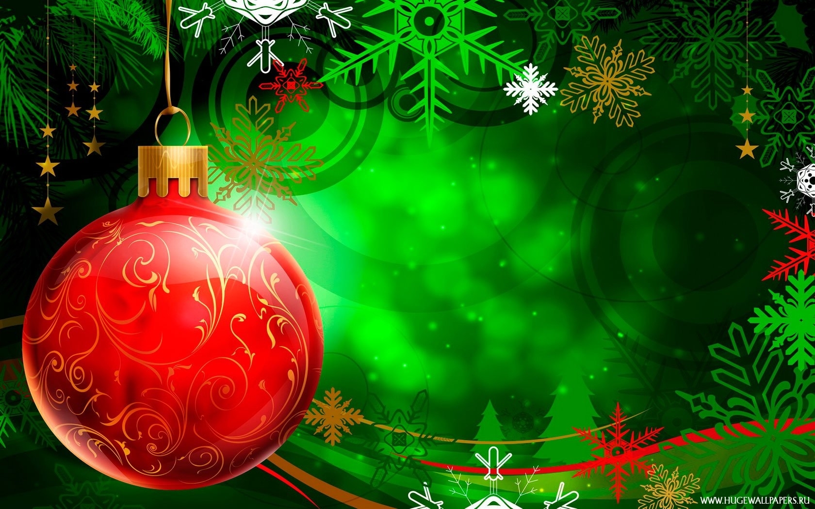 Скачать обои бесплатно Новый Год (New Year), Игрушки, Рождество (Christmas Xmas), Рисунки картинка на рабочий стол ПК