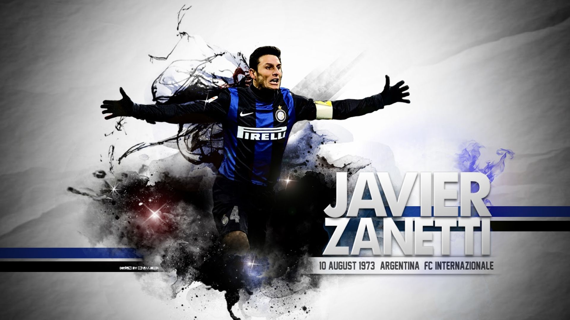 Free download wallpaper Sports, Soccer, Inter Milan, Javier Zanetti on your PC desktop