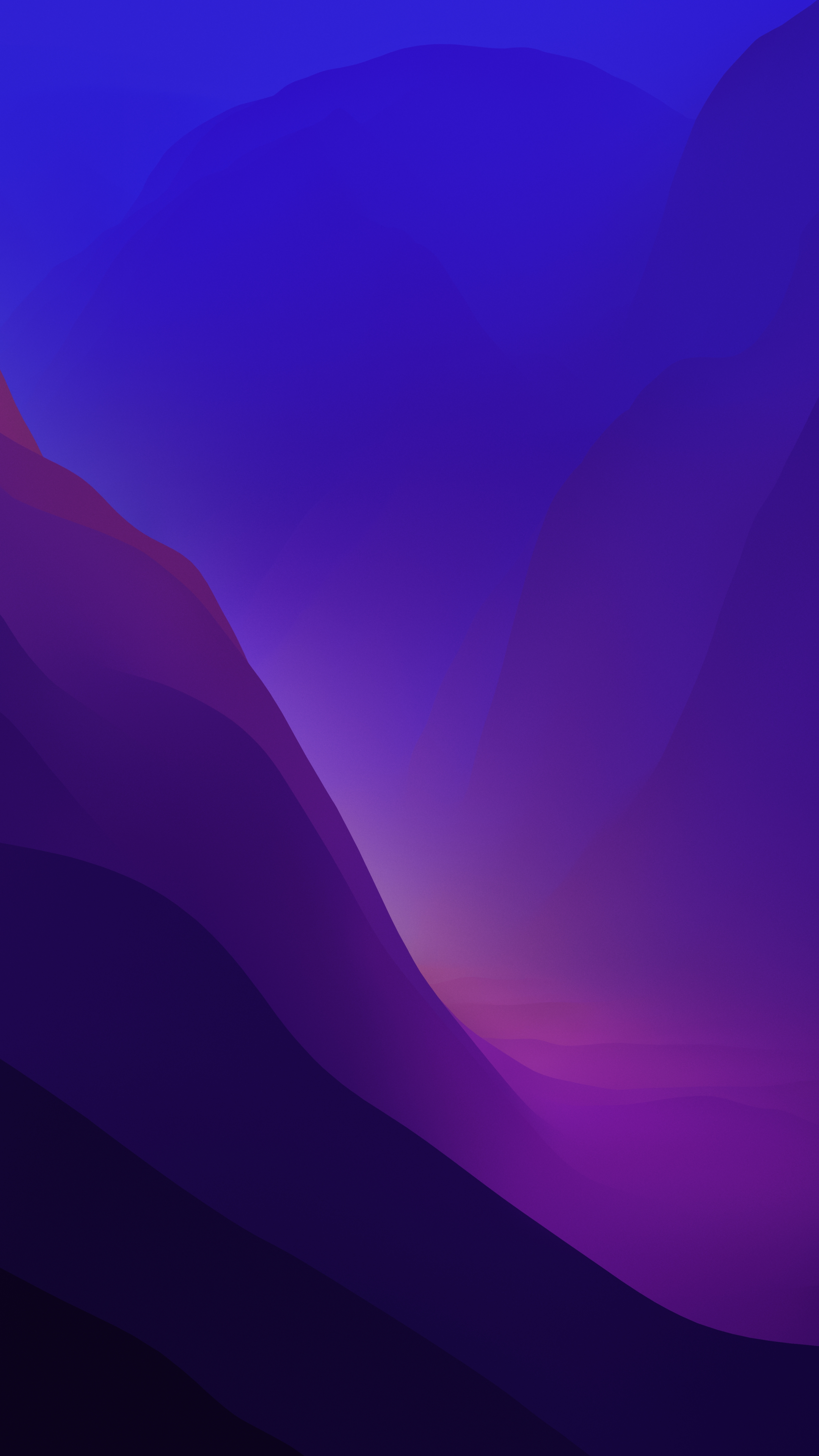 Download mobile wallpaper Landscape, Purple, Artistic, Apple Inc for free.