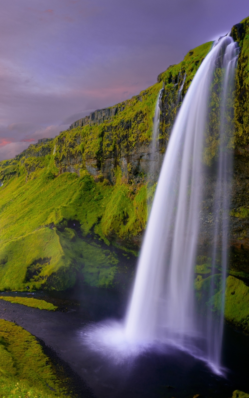 Download mobile wallpaper Waterfalls, Earth, Seljalandsfoss for free.