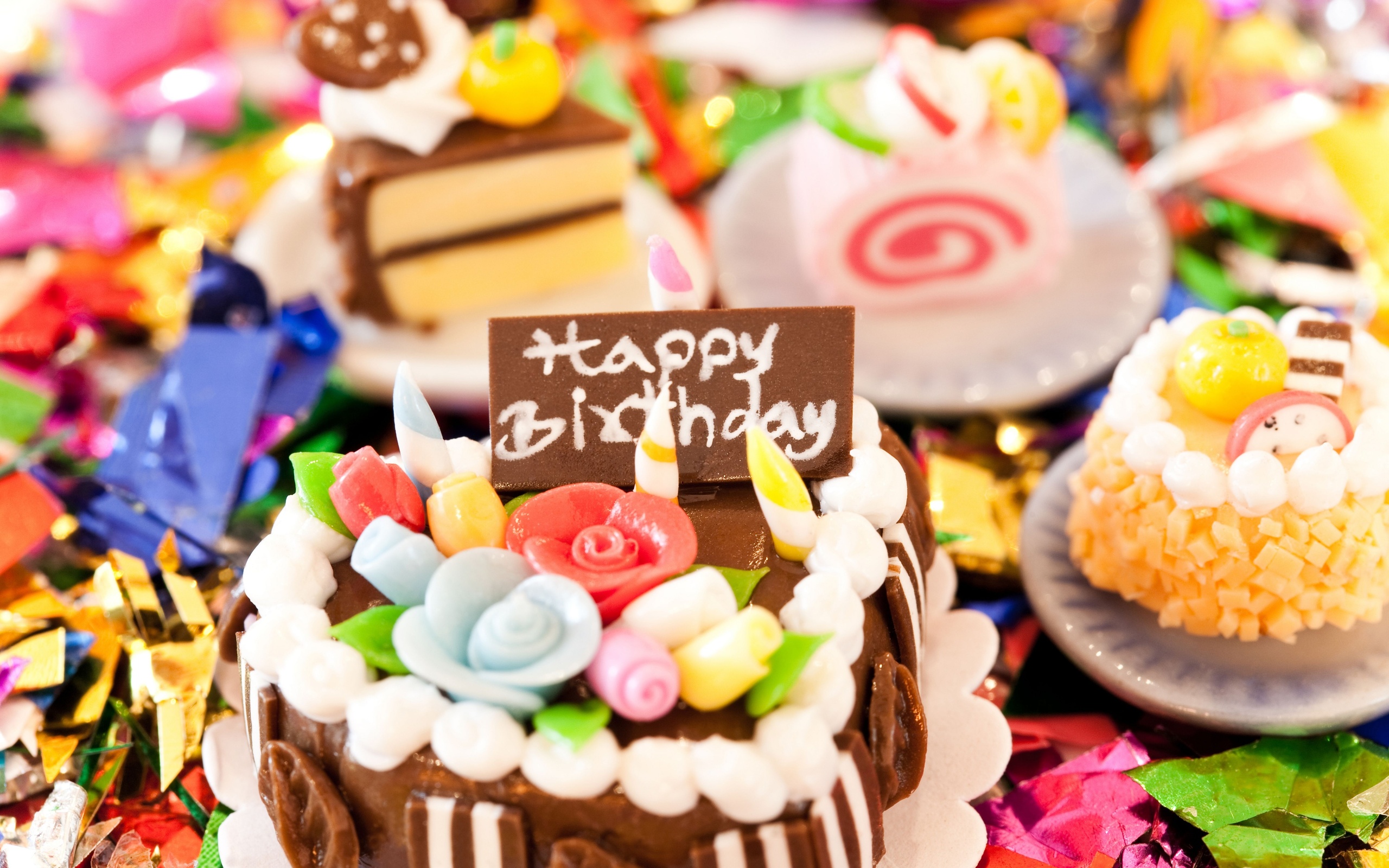 540612 скачать обои десерт, с днем рождения, день рождения, красочный, сладости, праздничные, сахар - заставки и картинки бесплатно