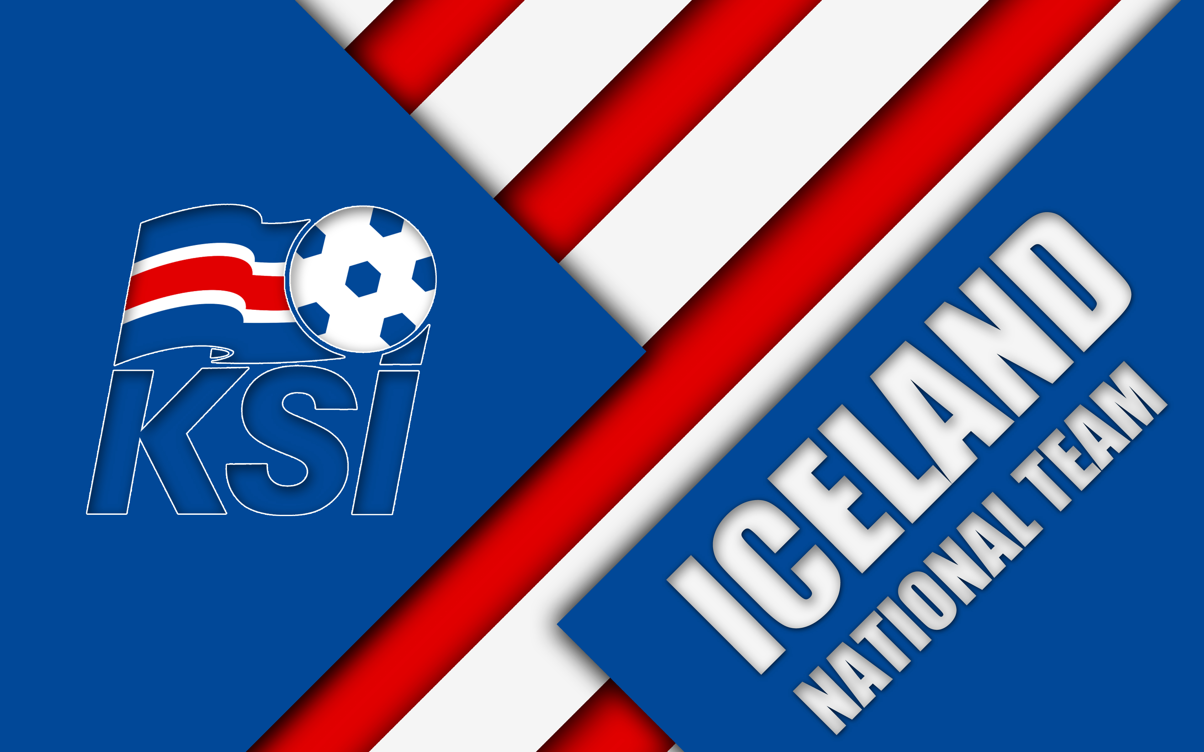 アイスランド ナショナル フットボール チームHDデスクトップの壁紙をダウンロード