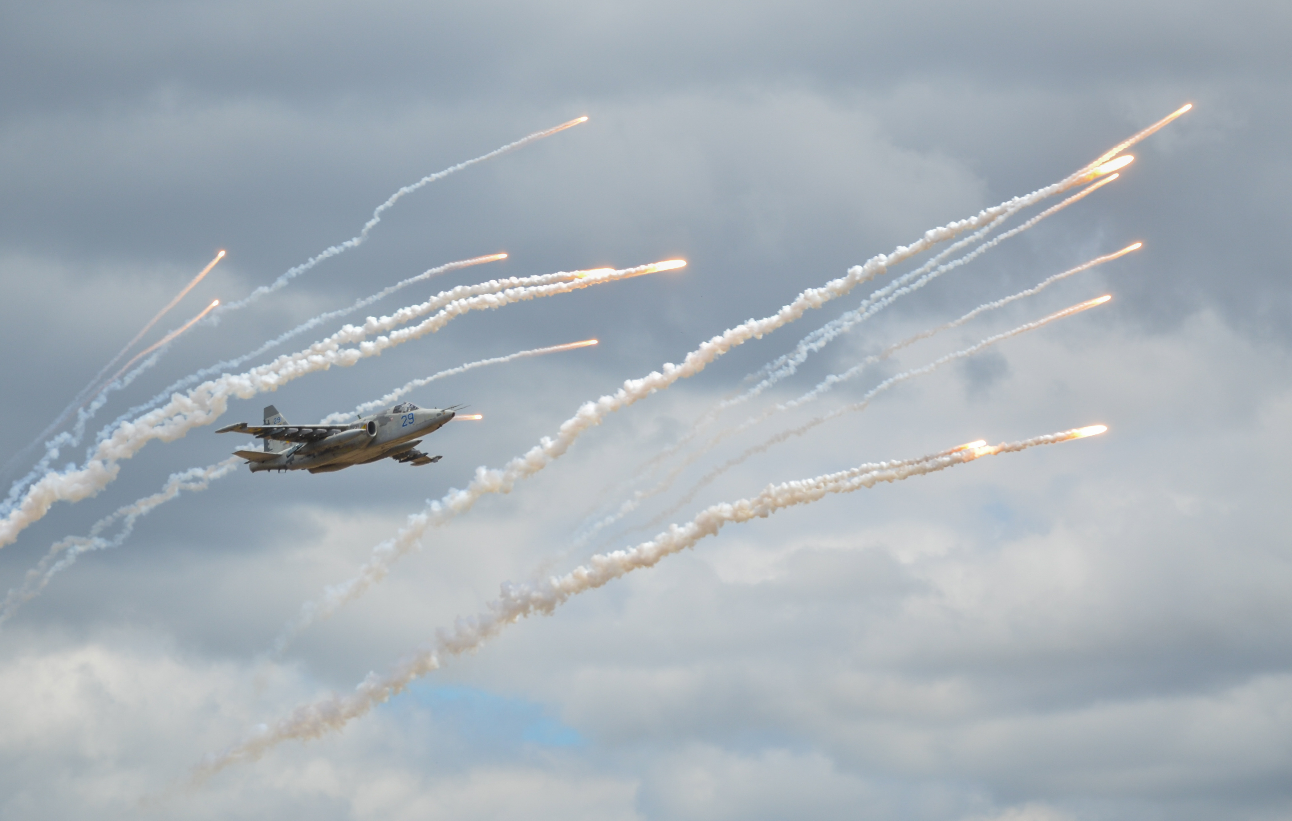 ukrainian air force, military, sukhoi su 25, jet fighter, jet fighters