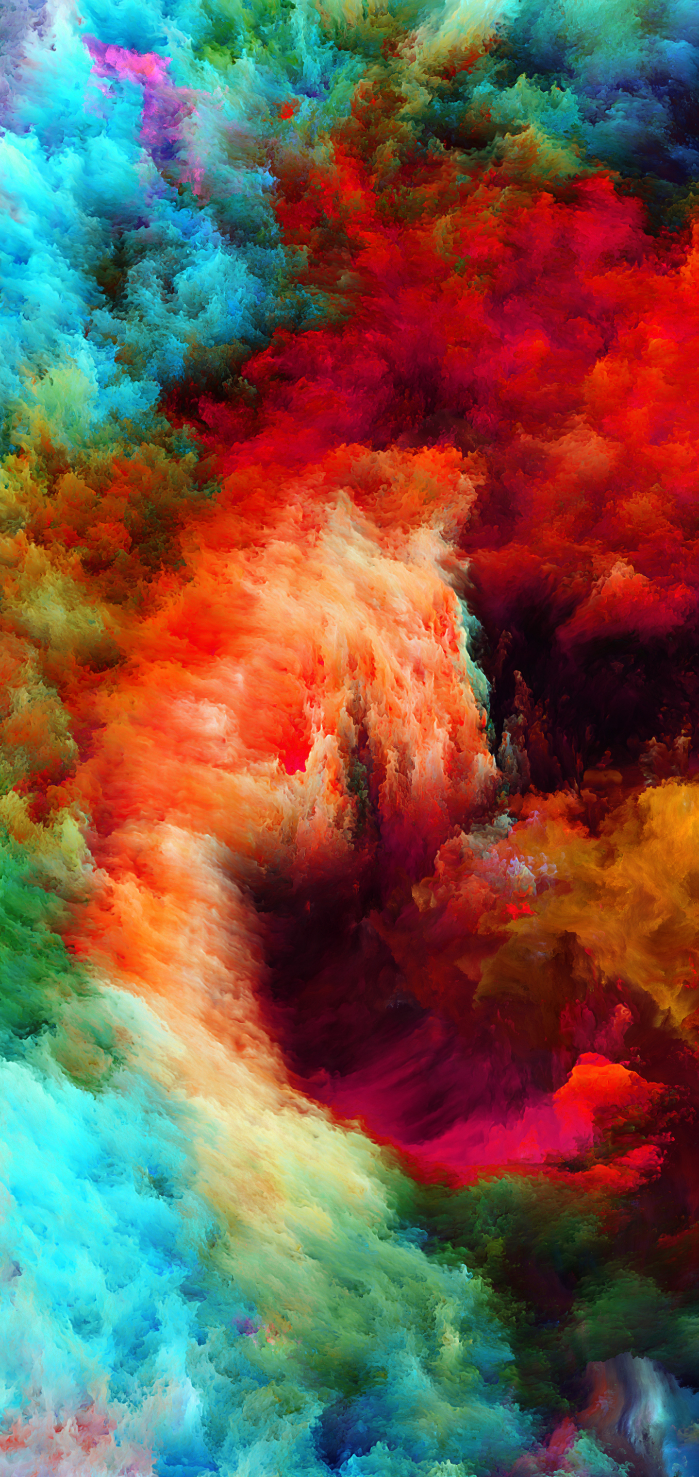 Download mobile wallpaper Abstract, Smoke, Colors, Colorful for free.
