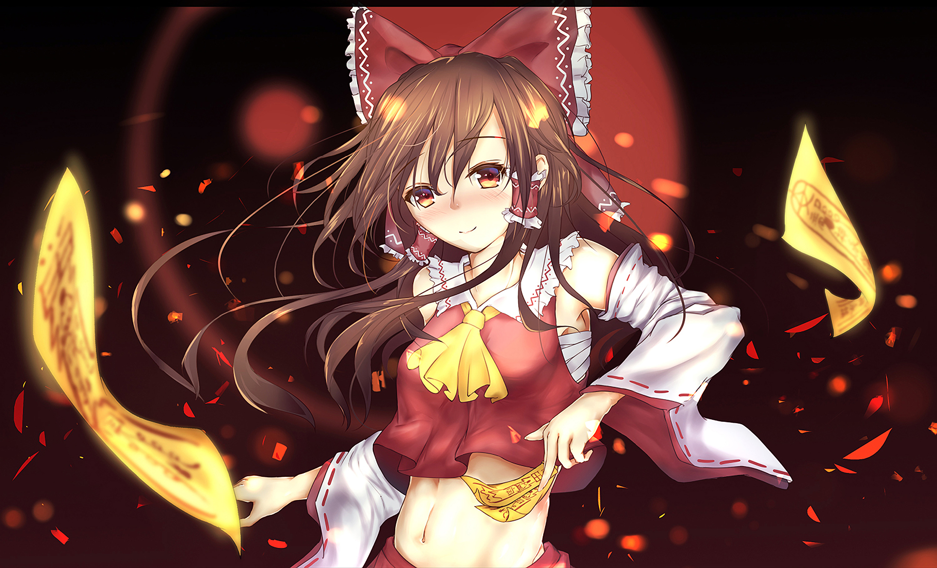 Download mobile wallpaper Anime, Touhou, Reimu Hakurei for free.