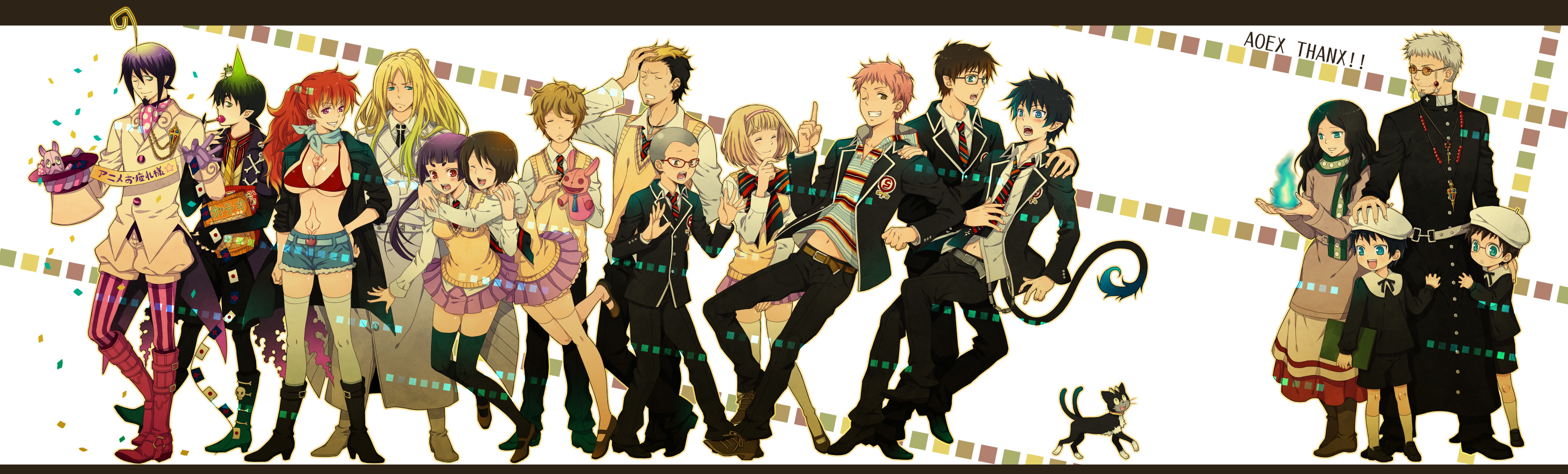 Handy-Wallpaper Animes, Blue Exorcist kostenlos herunterladen.