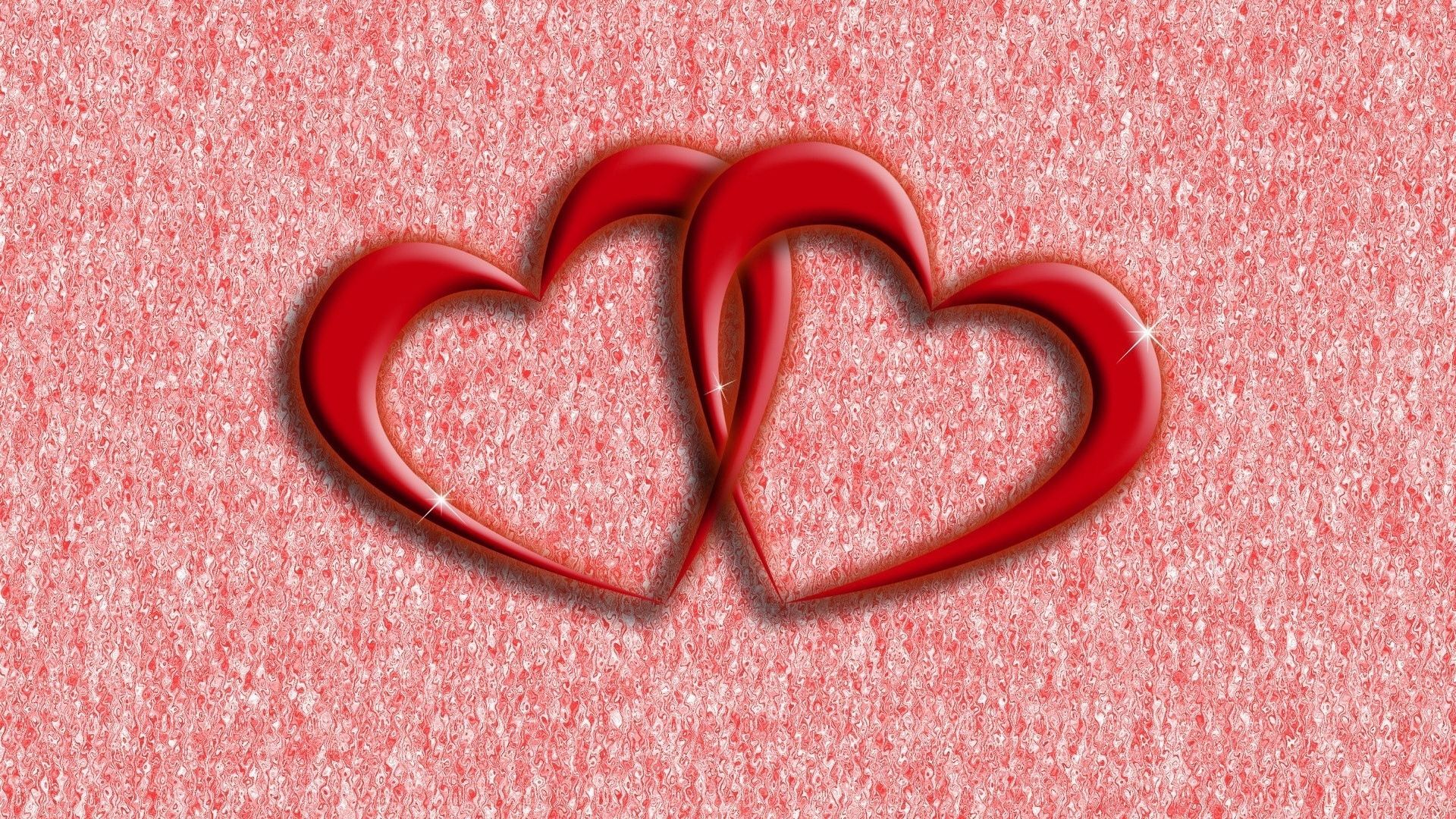 Скачать обои бесплатно Сердца, Красный, Пара, Любовь картинка на рабочий стол ПК
