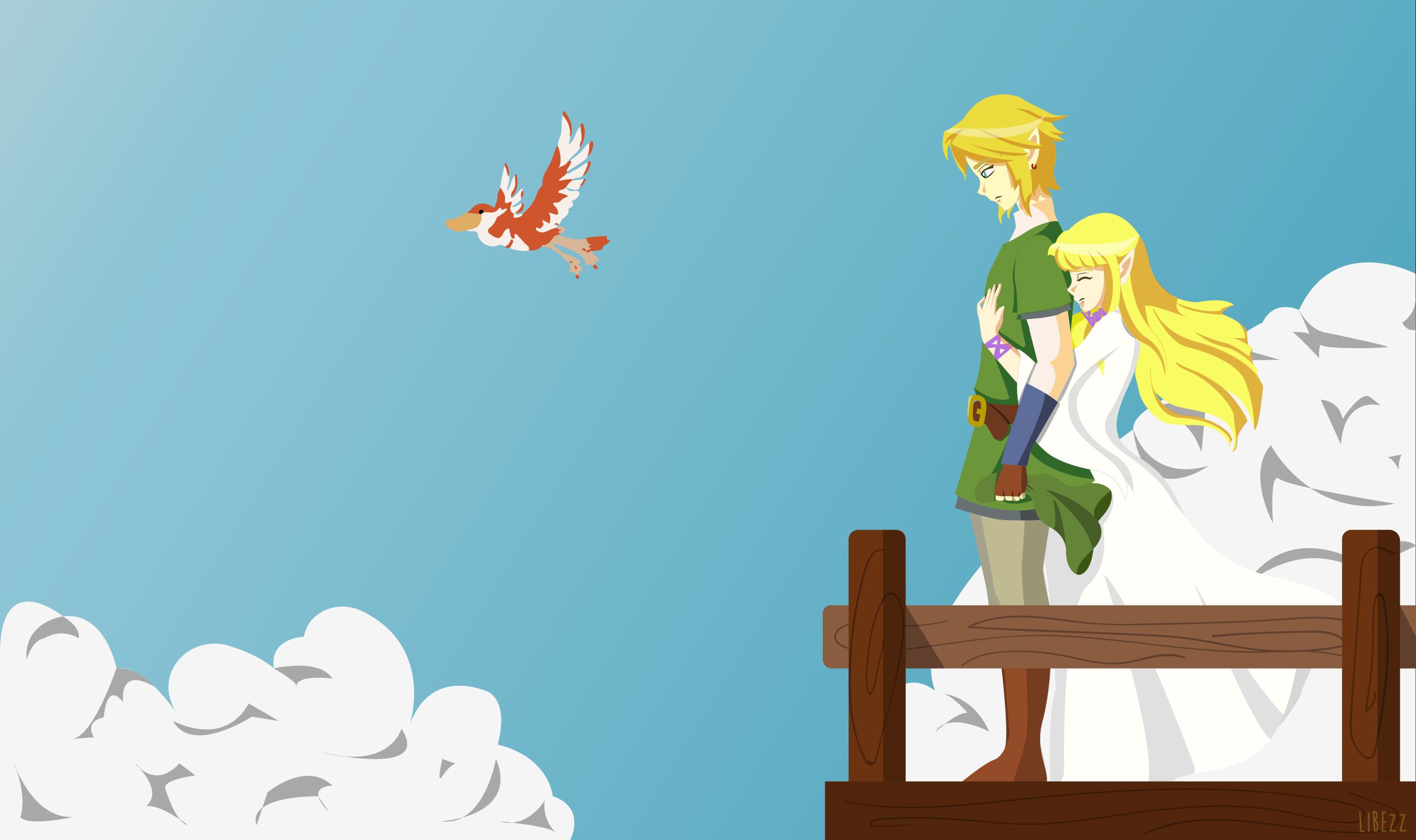 Baixar papel de parede para celular de Link, Videogame, Zelda, Zeruda No Densetsu: Sukaiwôdo Sôdo gratuito.