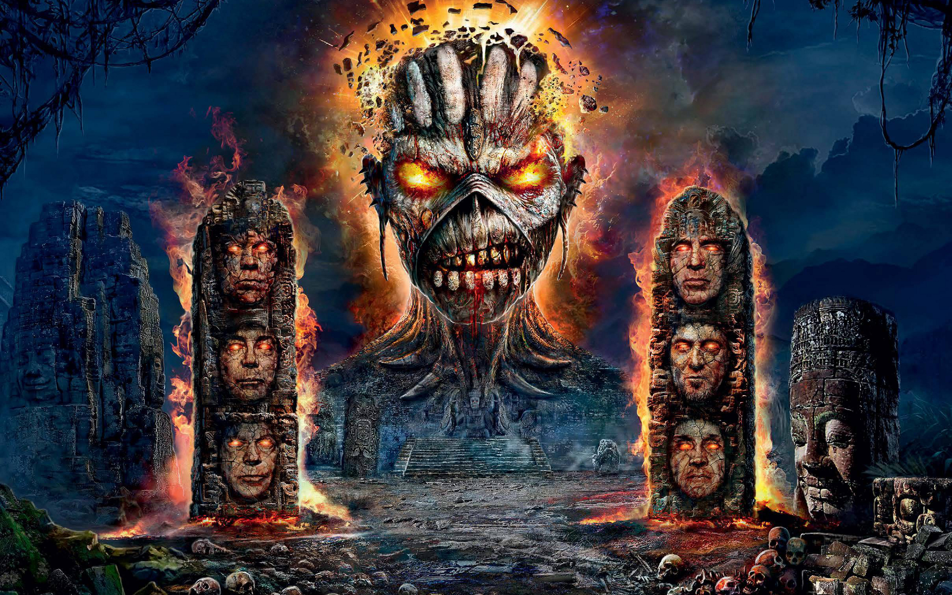 Download mobile wallpaper Music, Iron Maiden for free.