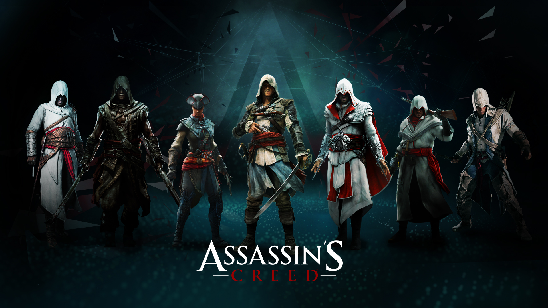 connor (assassin's creed), ezio (assassin's creed), video game, assassin's creed, altair (assassin's creed), edward kenway