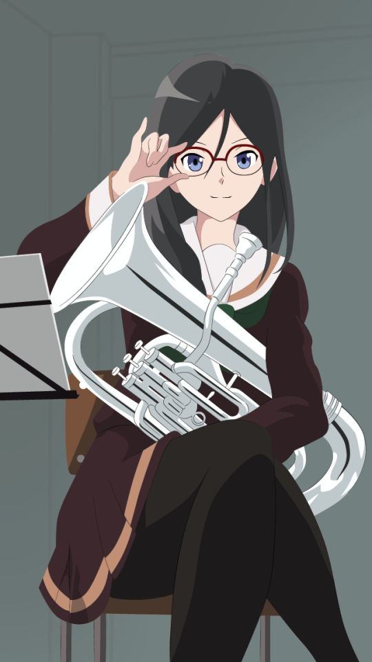 anime, sound! euphonium, asuka tanaka HD wallpaper