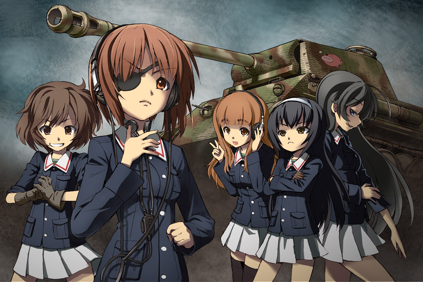 Laden Sie das Animes, Girls Und Panzer-Bild kostenlos auf Ihren PC-Desktop herunter