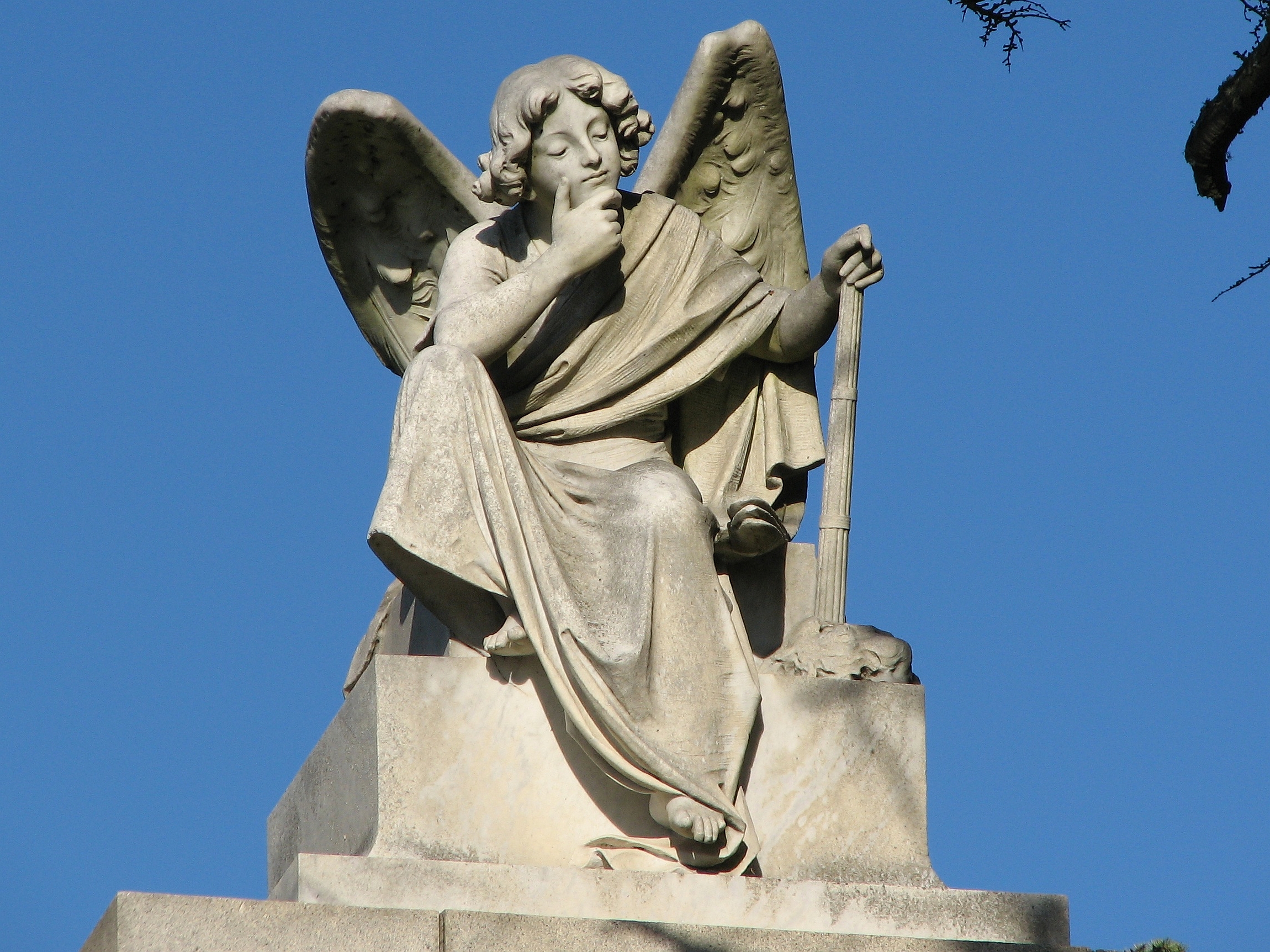 Laden Sie das Menschengemacht, Engel Statue-Bild kostenlos auf Ihren PC-Desktop herunter
