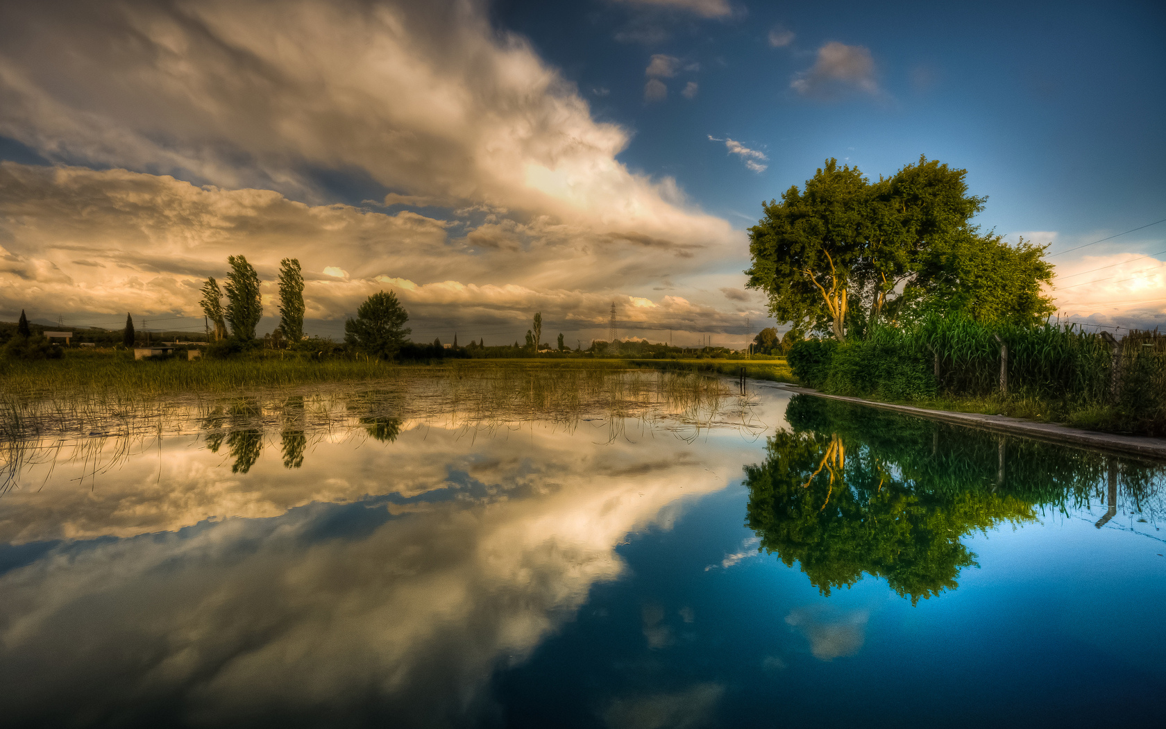 Descarga gratis la imagen Nube, Tierra/naturaleza, Reflejo en el escritorio de tu PC