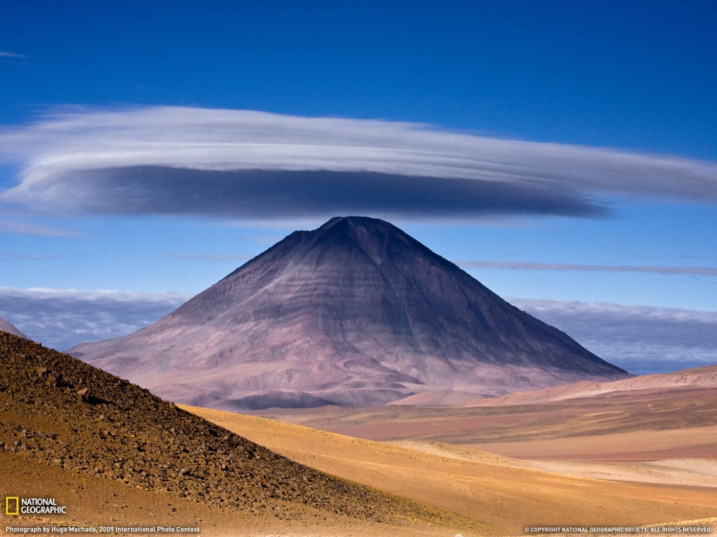 Laden Sie das Sky, Clouds, Wüste, Landschaft, Mountains-Bild kostenlos auf Ihren PC-Desktop herunter