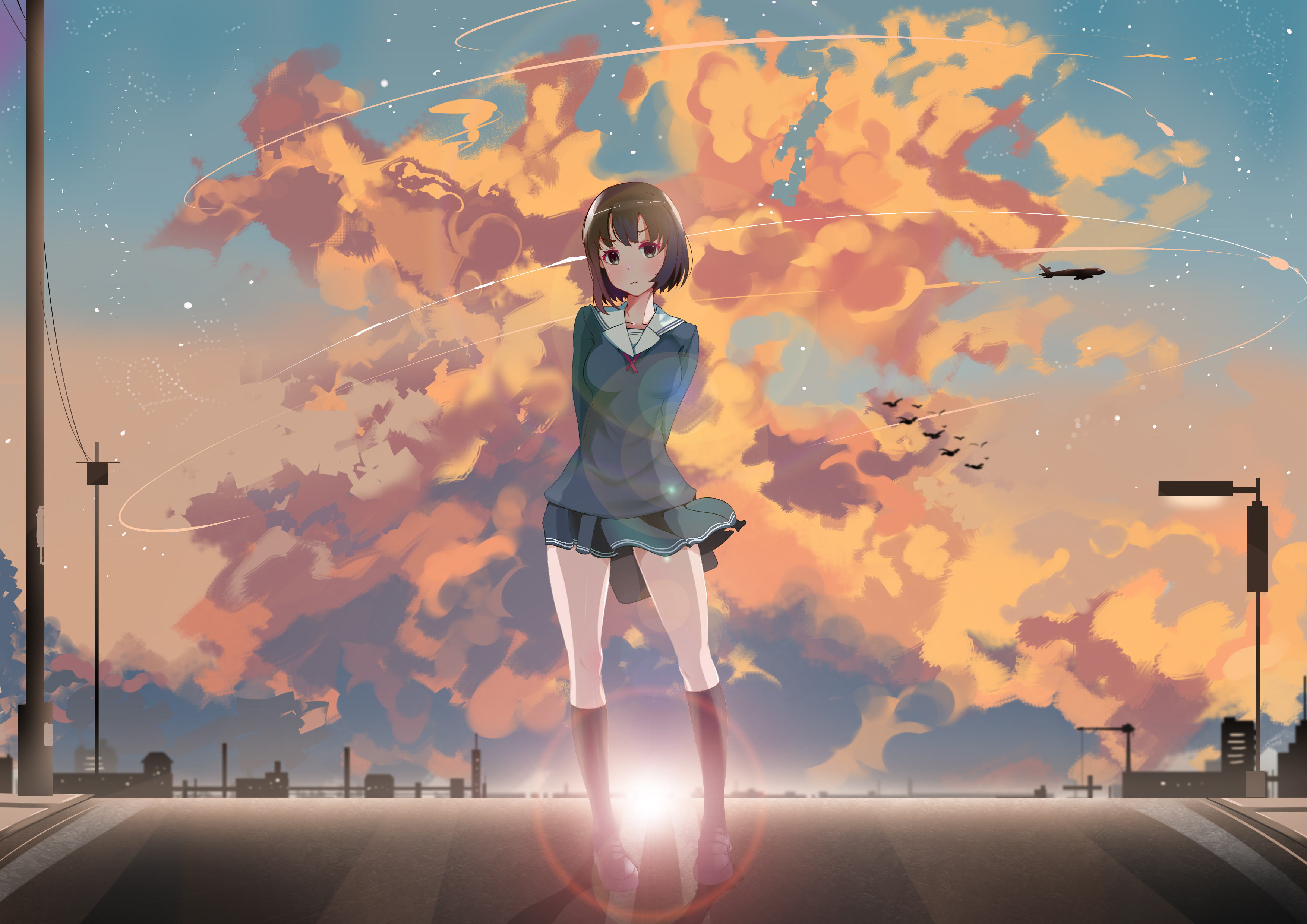 Скачать обои бесплатно Аниме, Как Воспитать Героиню Из Обычной Девушки, Мегуми Като картинка на рабочий стол ПК
