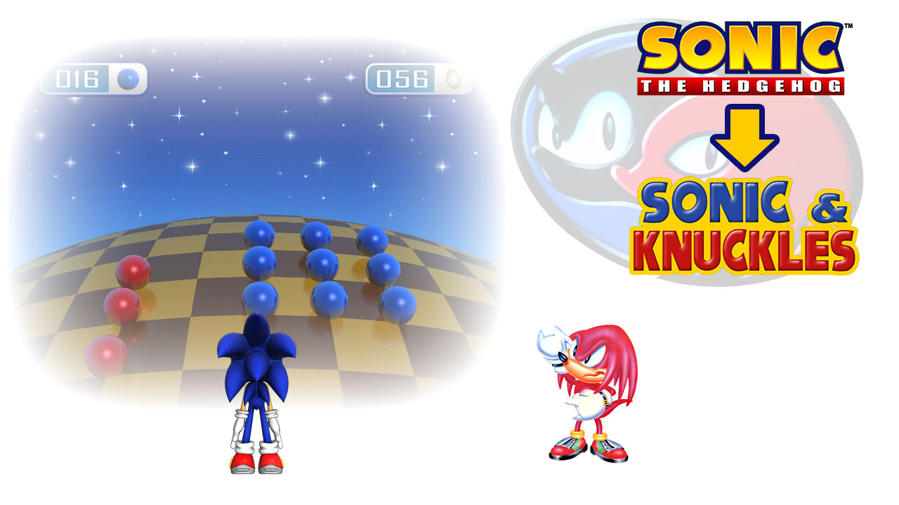 video game, sonic & knuckles