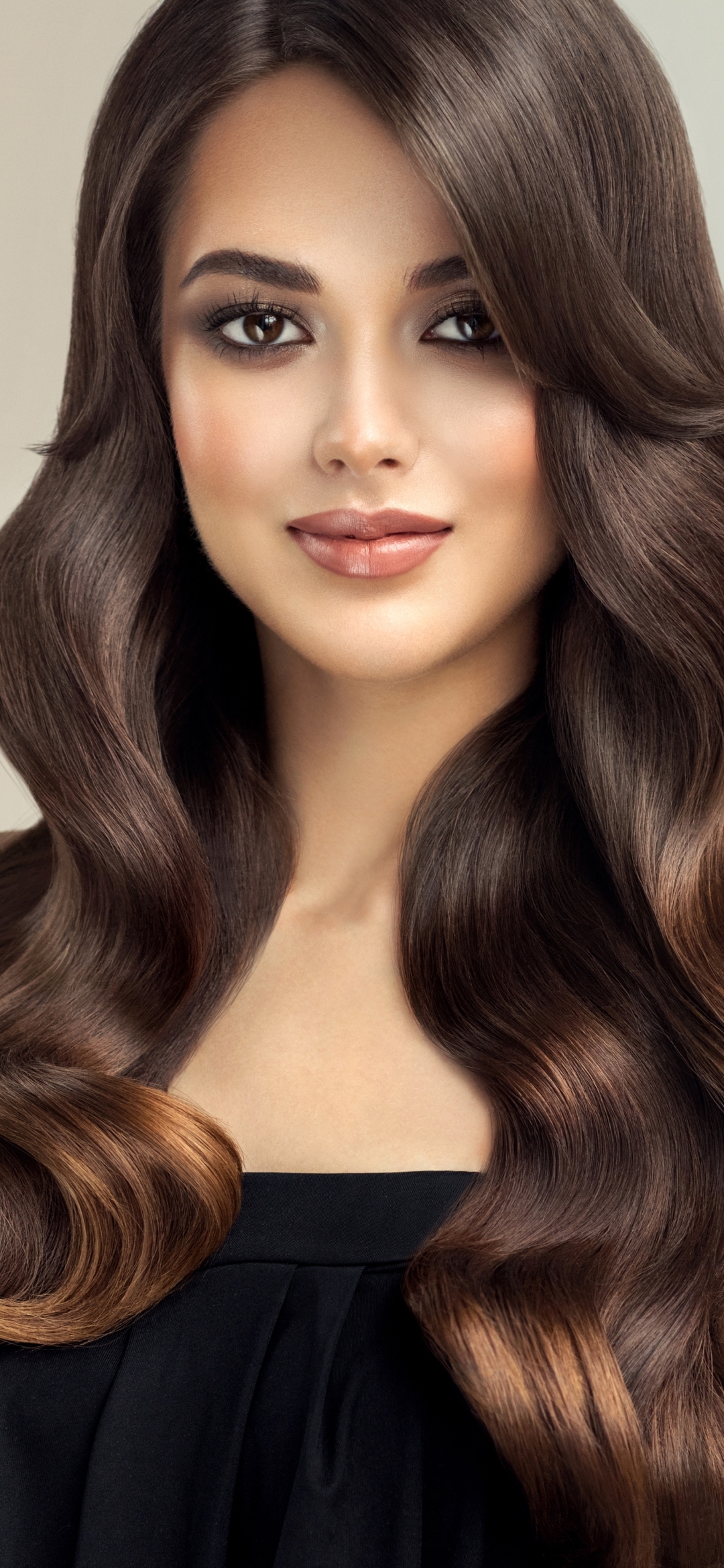 Download mobile wallpaper Brunette, Model, Women, Brown Eyes, Long Hair for free.