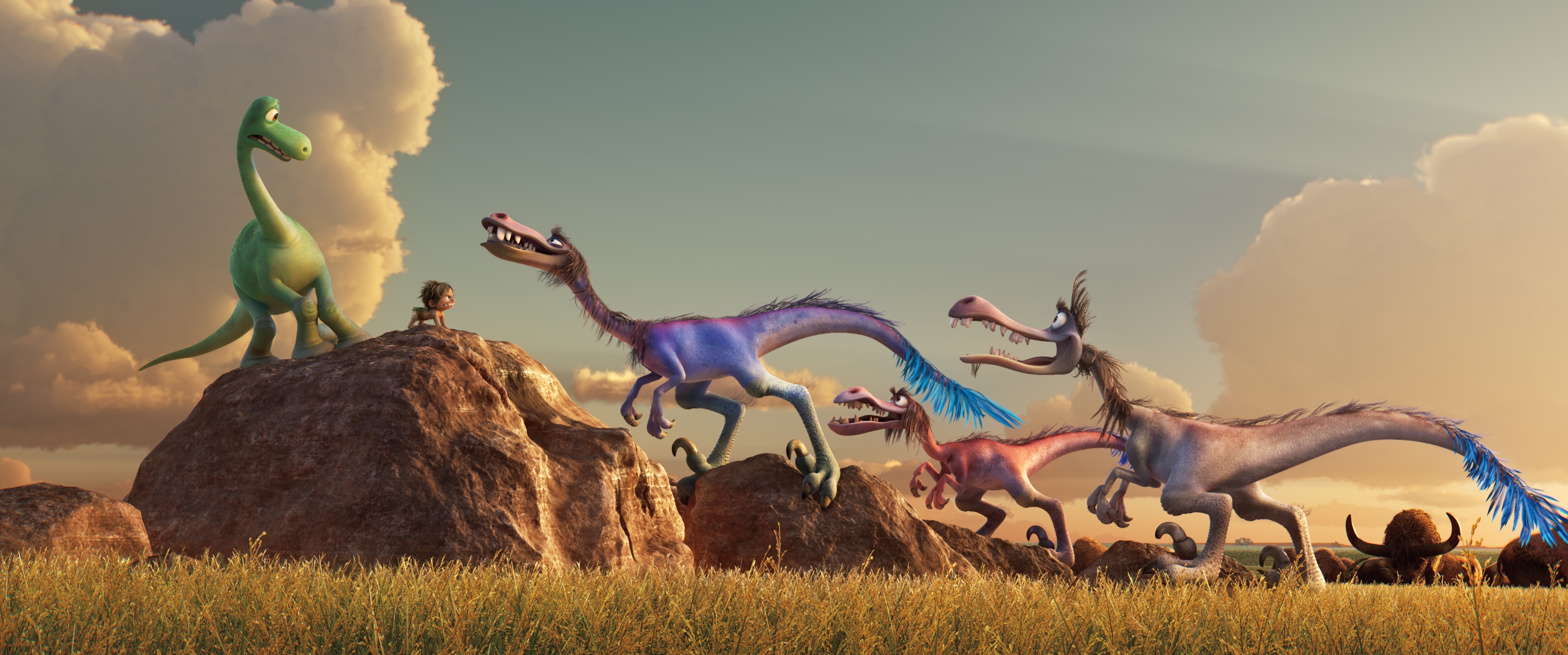 730550 завантажити картинку фільм, добрий динозавр, арло (добрий динозавр), динозавр, дісней, pixar, спот (хороший динозавр) - шпалери і заставки безкоштовно