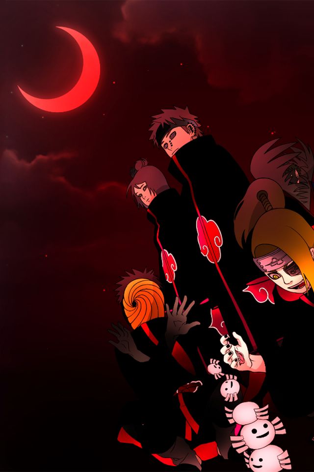 Baixar papel de parede para celular de Anime, Naruto, Akatsuki (Naruto), Dor (Naruto), Konan (Naruto), Deidara (Naruto), Obito Uchiha, Zetsu (Naruto), Kakuzu (Naruto) gratuito.