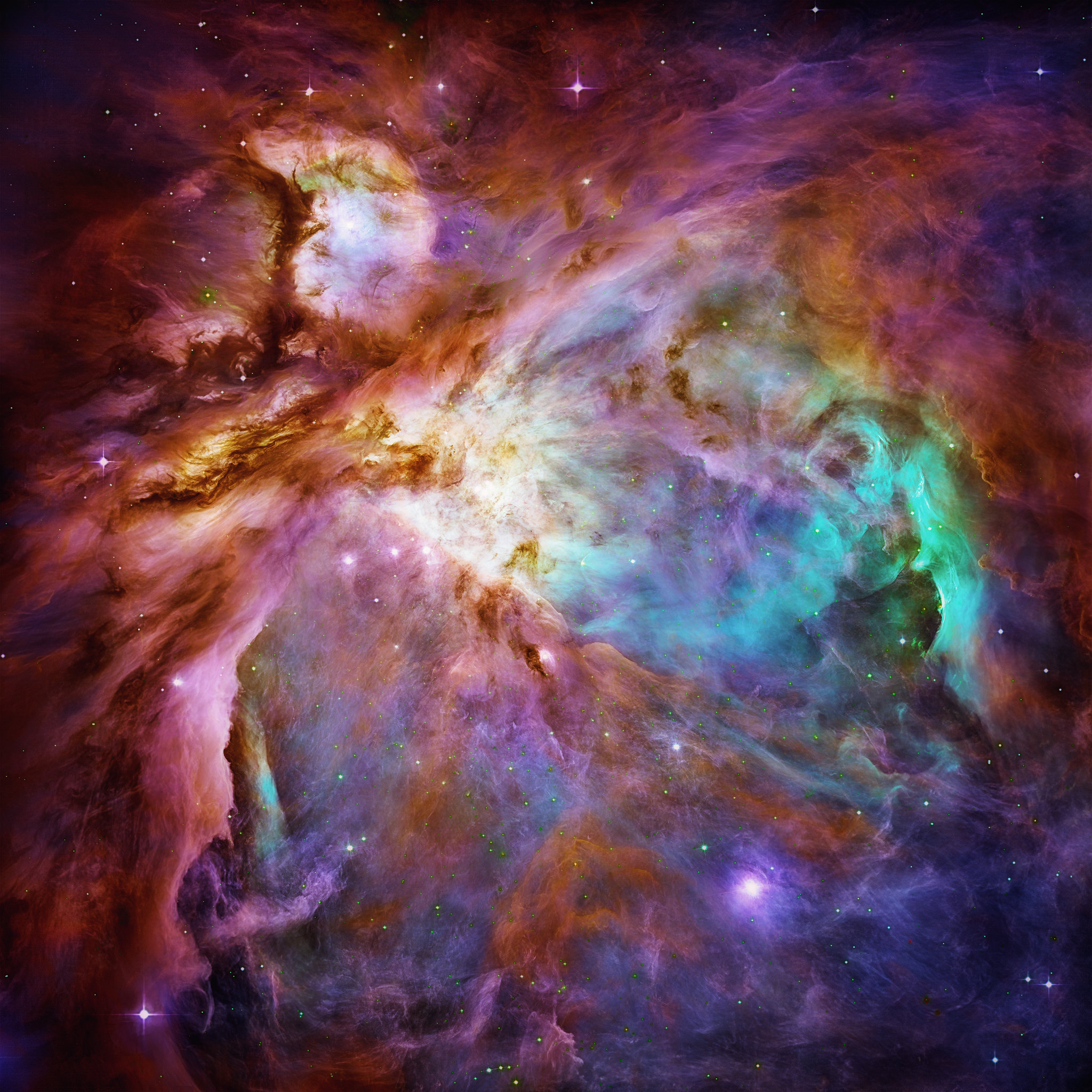 Baixar papel de parede para celular de Estrelas, Multicolorido, Motley, Universo, Nebulosa gratuito.