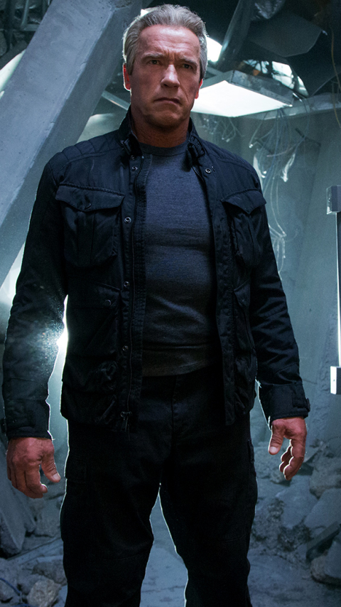 Handy-Wallpaper Arnold Schwarzenegger, Terminator, Filme, Terminator Genisys kostenlos herunterladen.