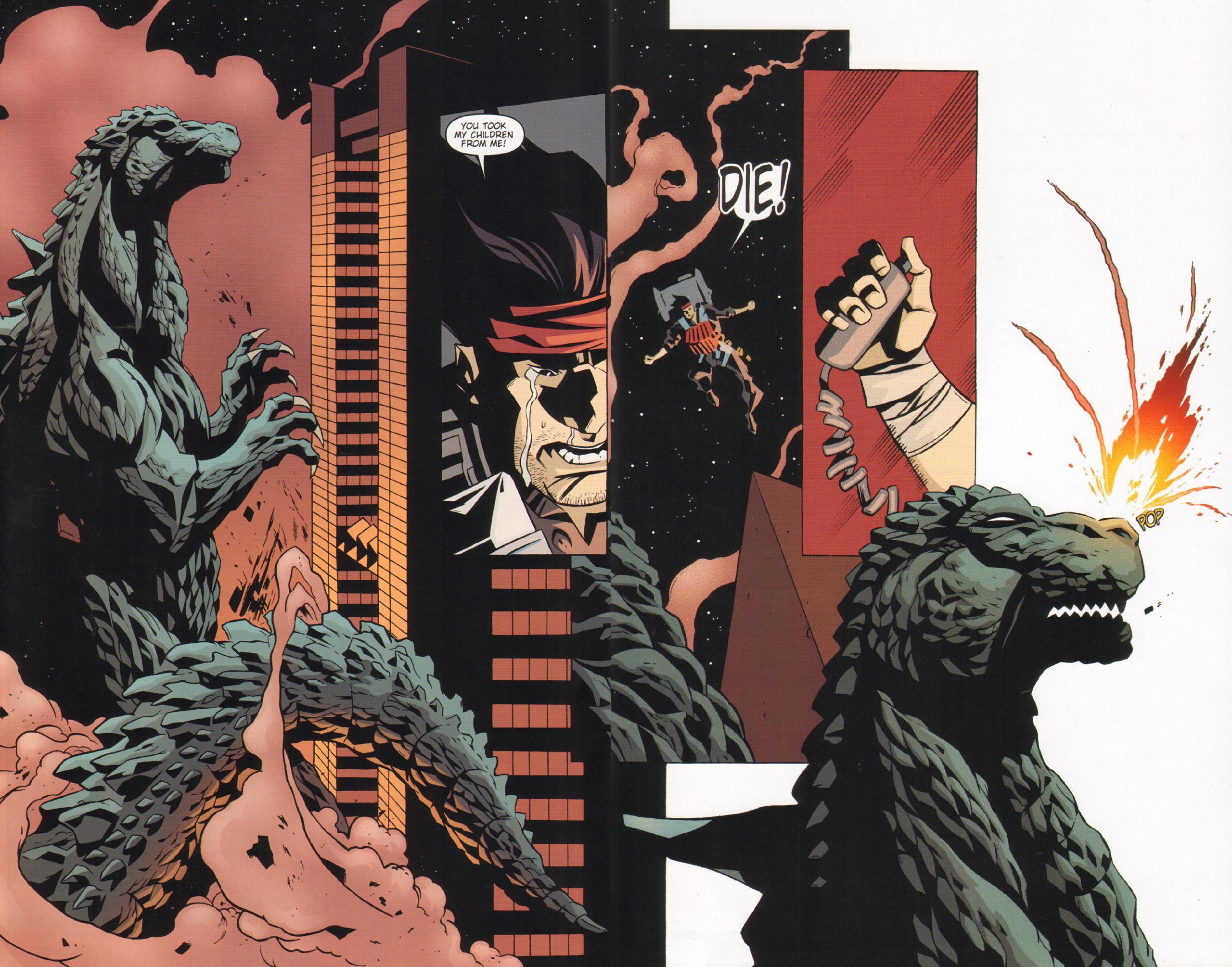 Baixar papel de parede para celular de Godzilla, História Em Quadrinhos gratuito.