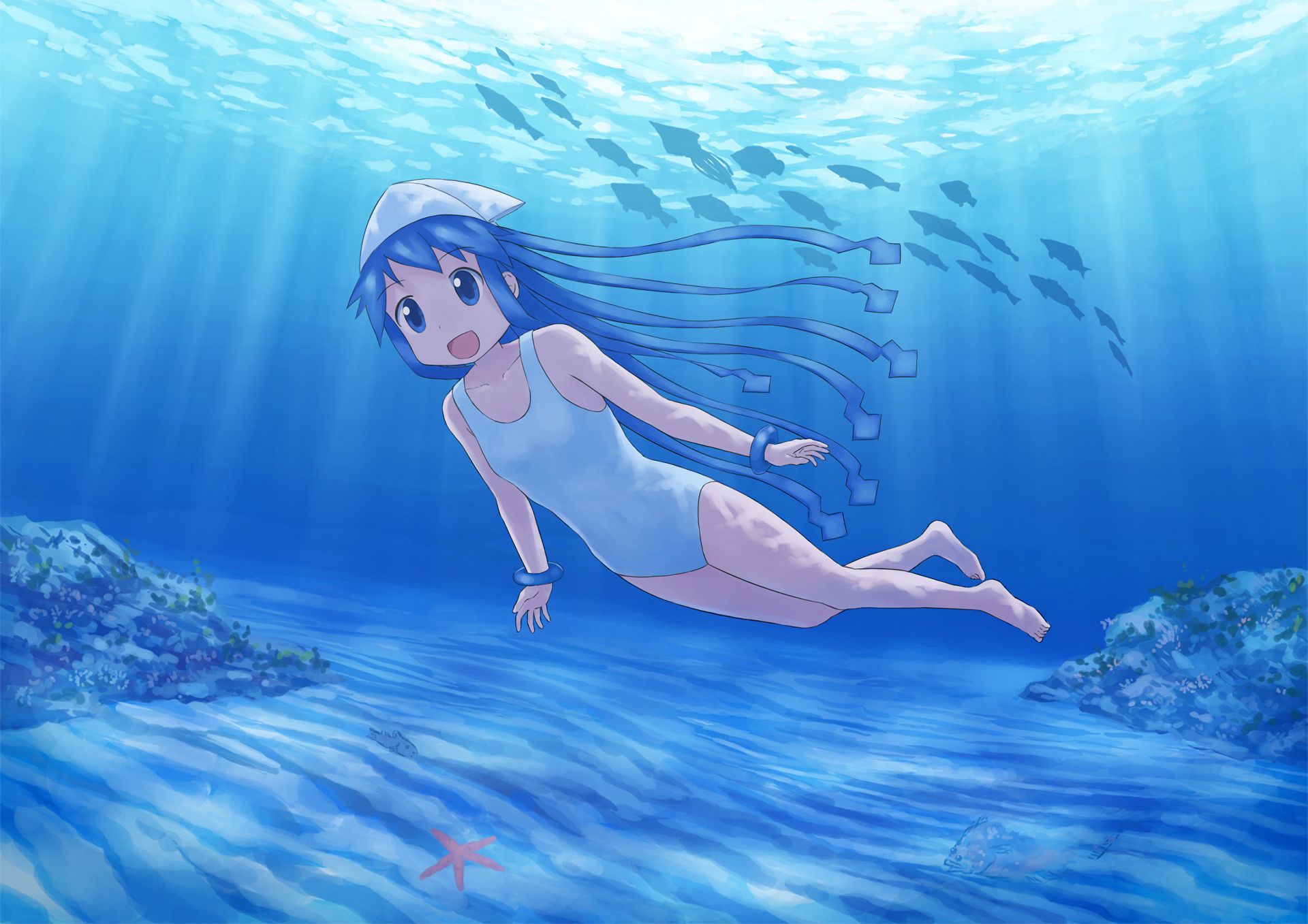 Download mobile wallpaper Anime, Ika Musume, Squid Girl for free.