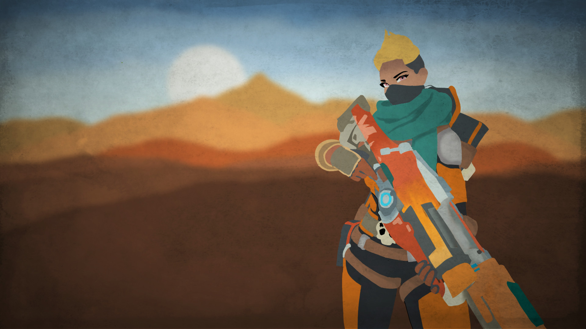Download mobile wallpaper Video Game, Minimalist, Paladins, Kinessa (Paladins) for free.
