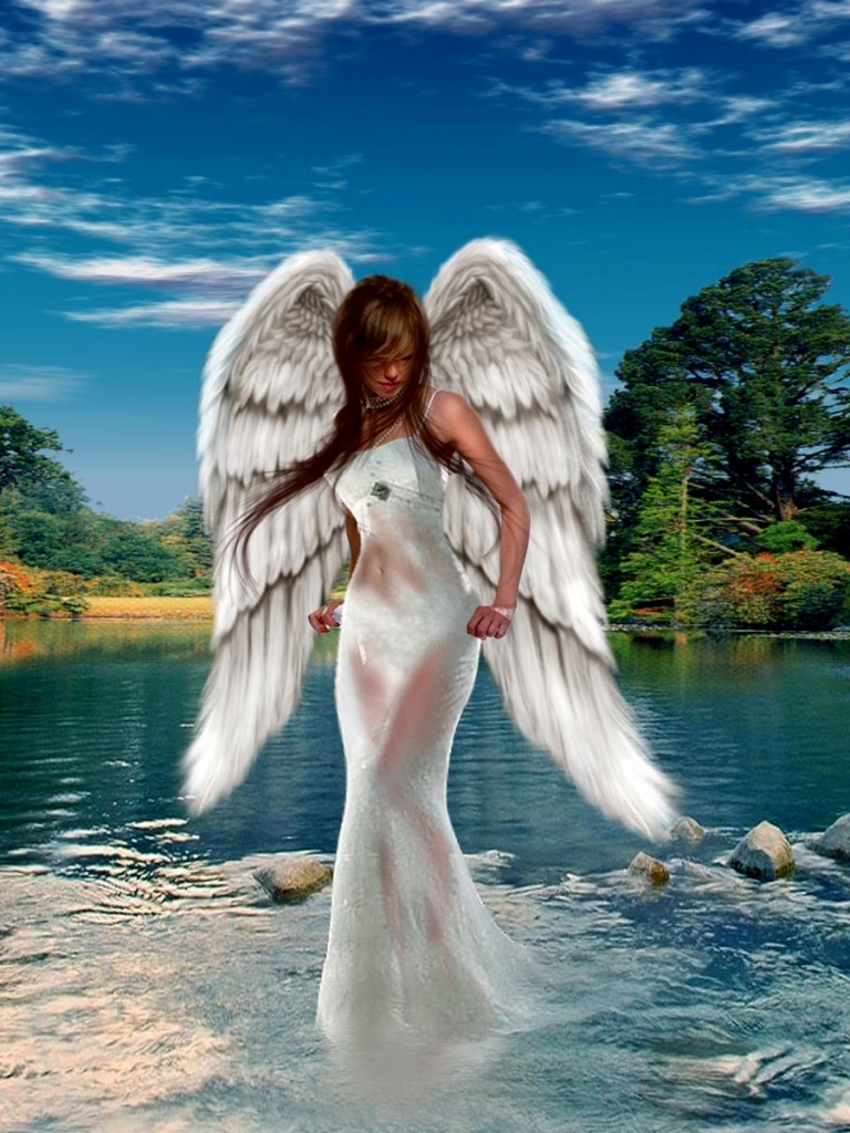 Download mobile wallpaper Fantasy, Angel for free.