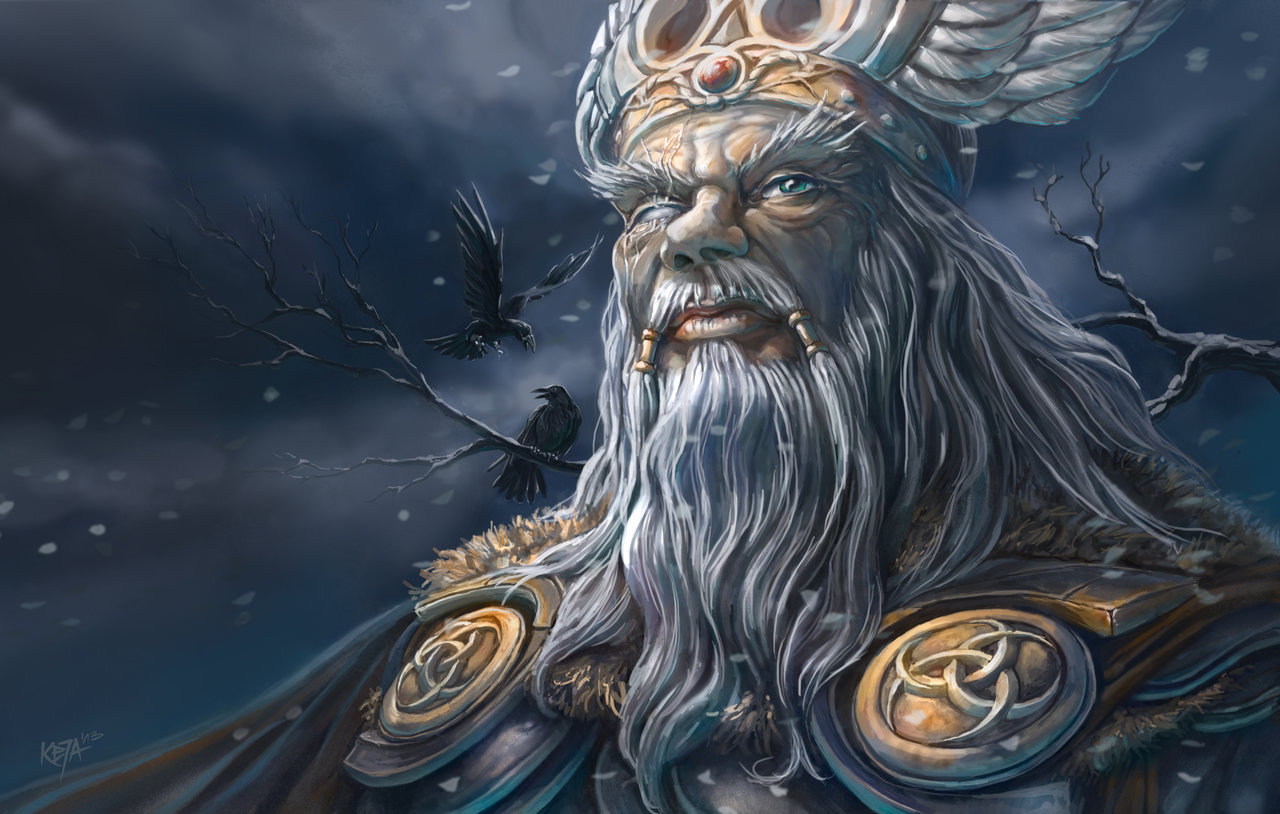 Laden Sie das Fantasie, Odin, Götter-Bild kostenlos auf Ihren PC-Desktop herunter