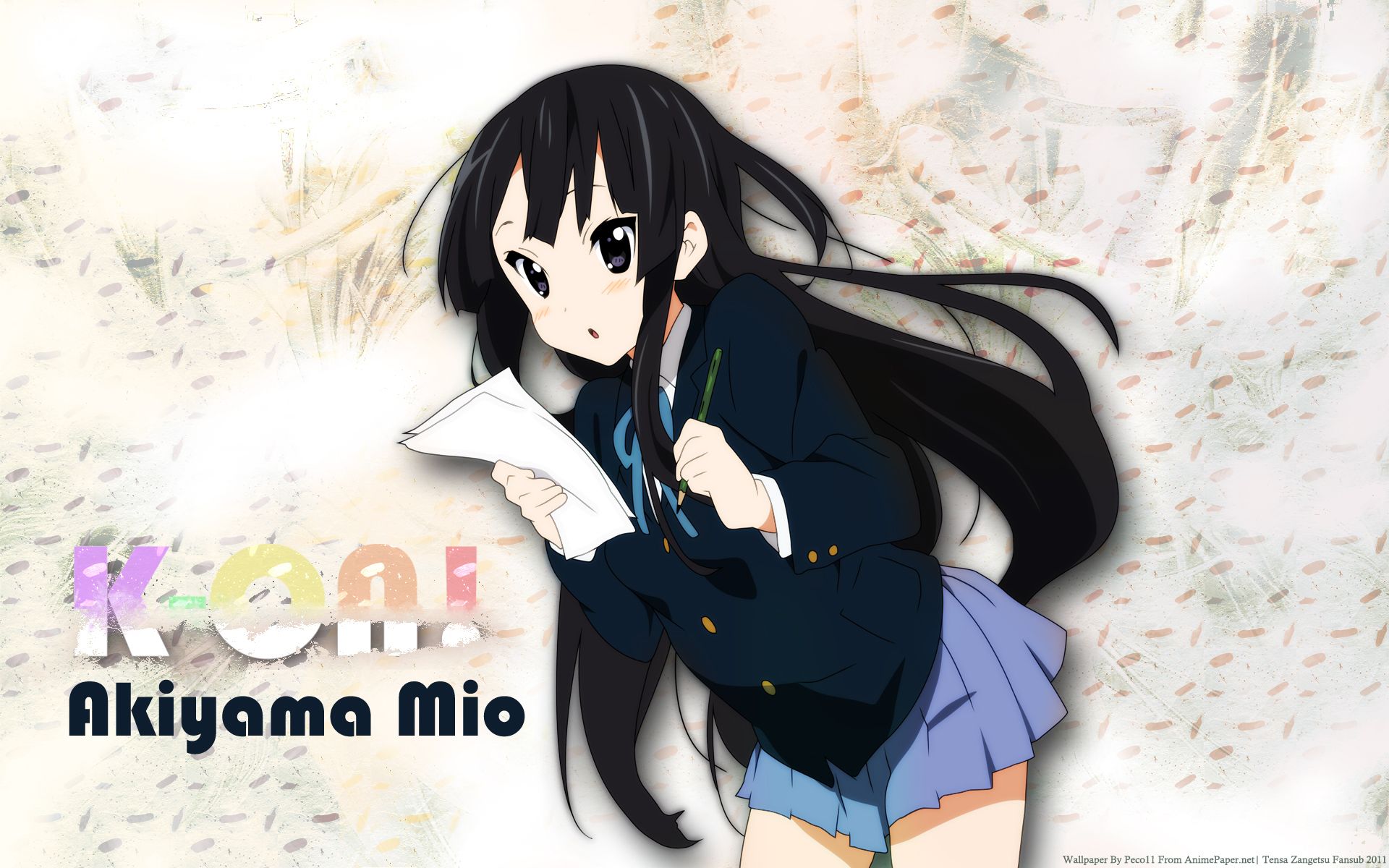 Free download wallpaper Anime, Mio Akiyama, K On! on your PC desktop