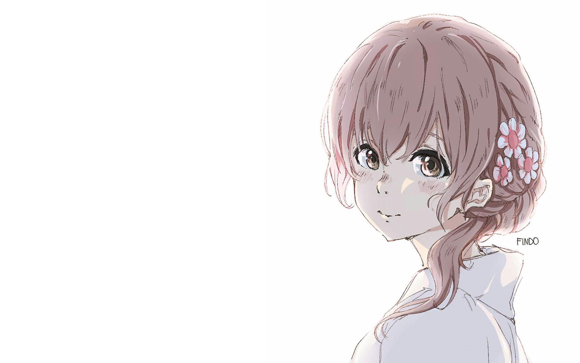 Handy-Wallpaper Animes, Shouko Nishimiya, Koe No Katachi kostenlos herunterladen.