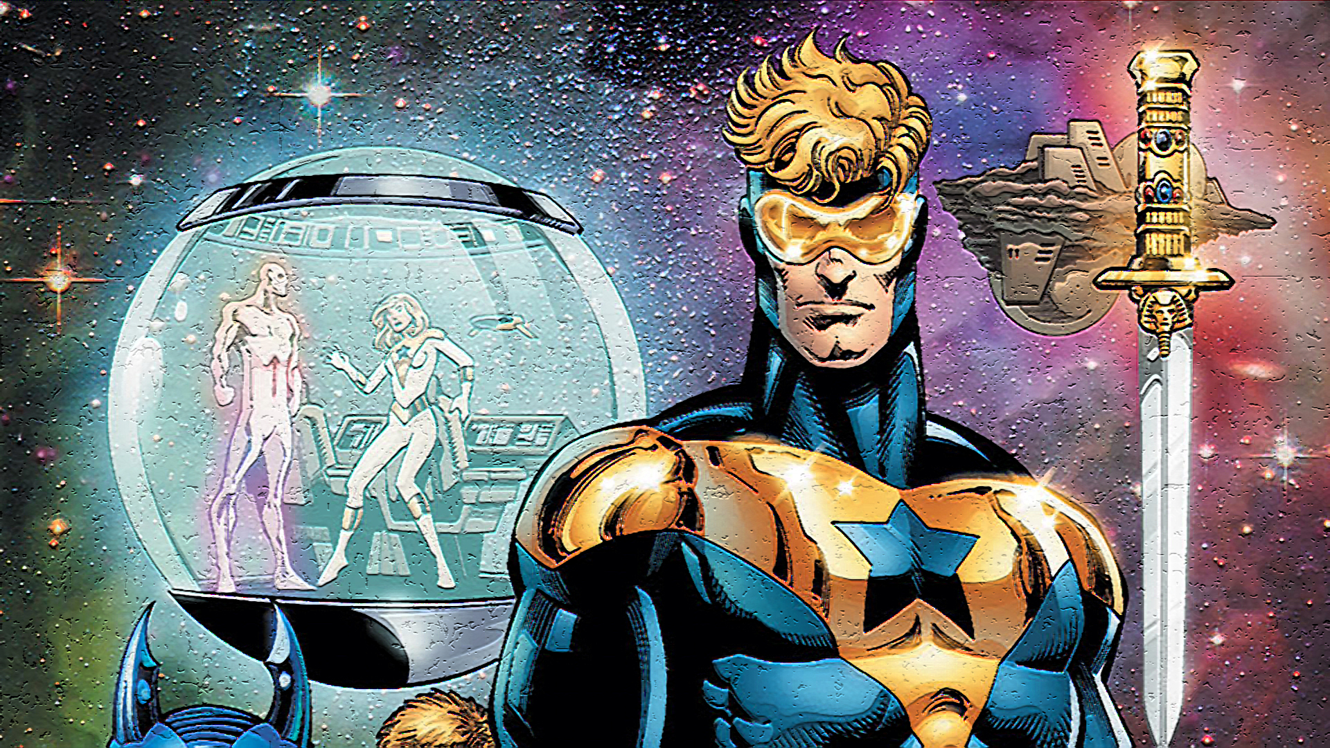 Download mobile wallpaper Comics, Booster Gold for free.